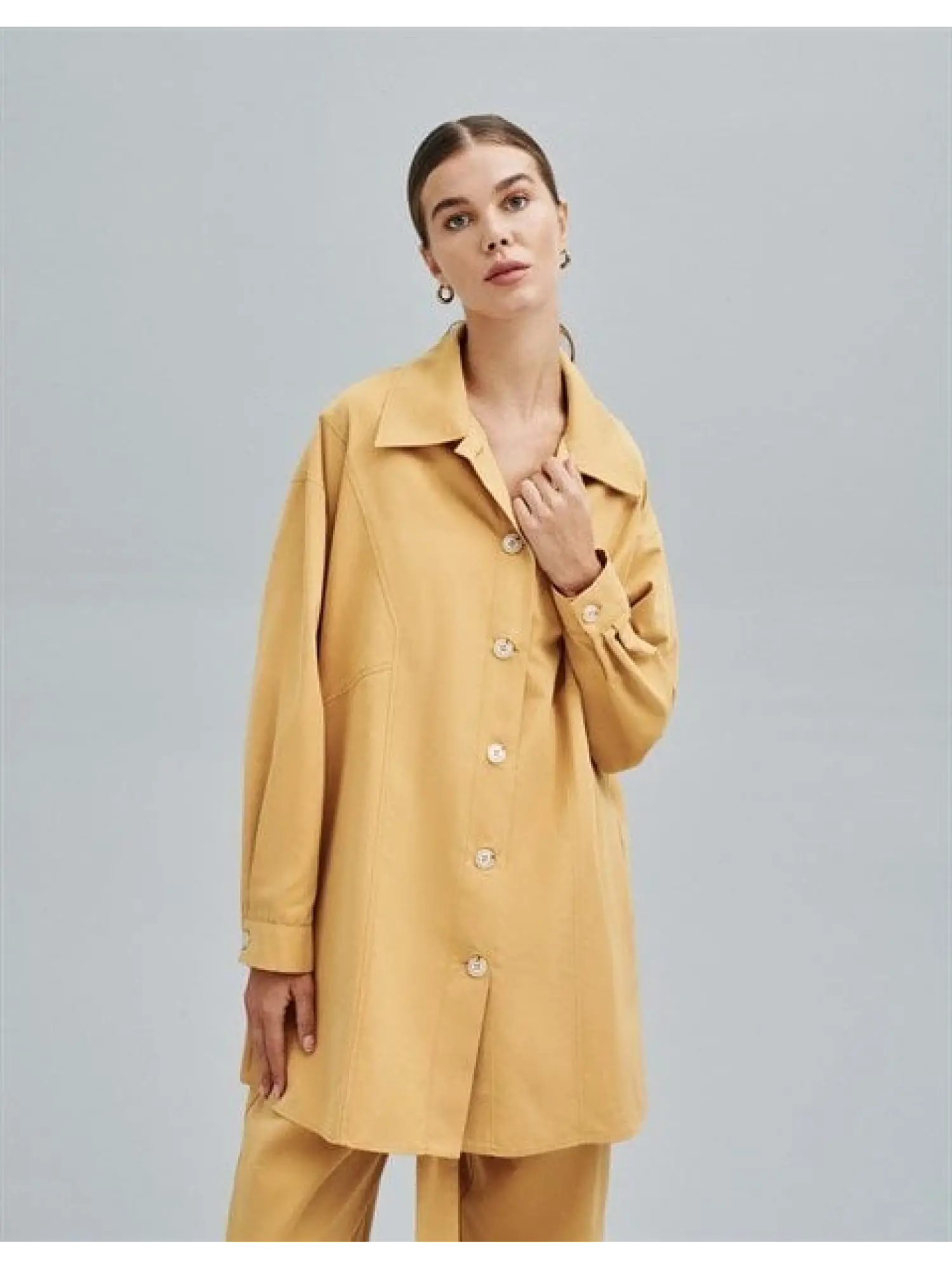 Oversize Hardal Gömlek 23FW224