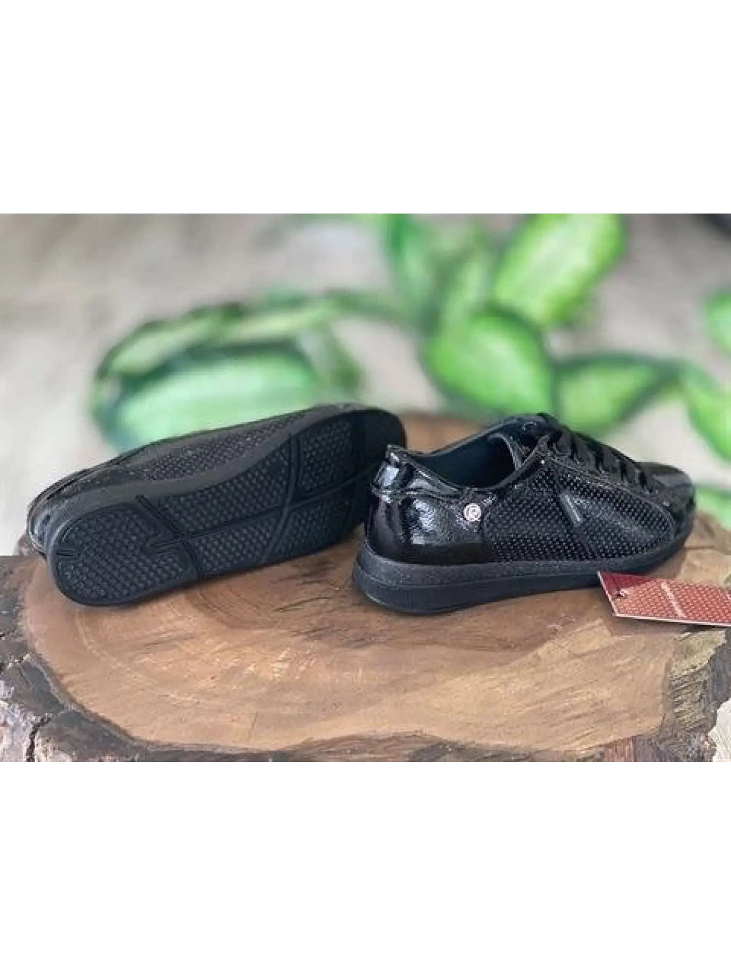 Pierre Cardin Bağcıklı Siyah Rugan Sneaker Ayakkabı 52245