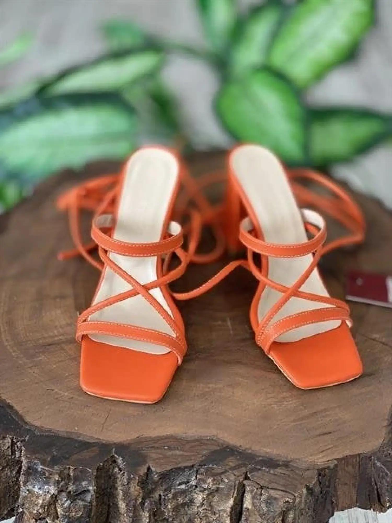 Pierre Cardin Bilekten Bağcıklı Turuncu Kadın Ayakkabı PC52269