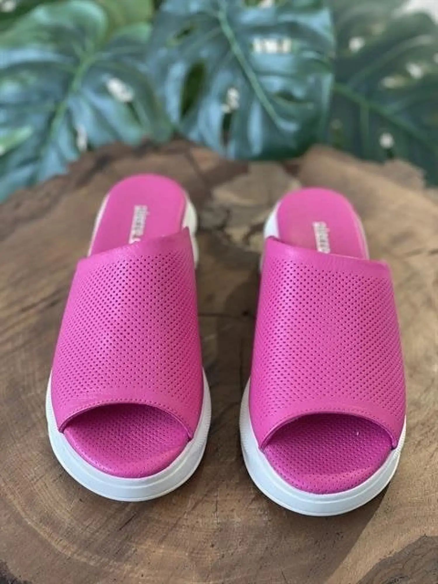 Pierre Cardin Yüksek Taban Fuşya Terlik PC7172