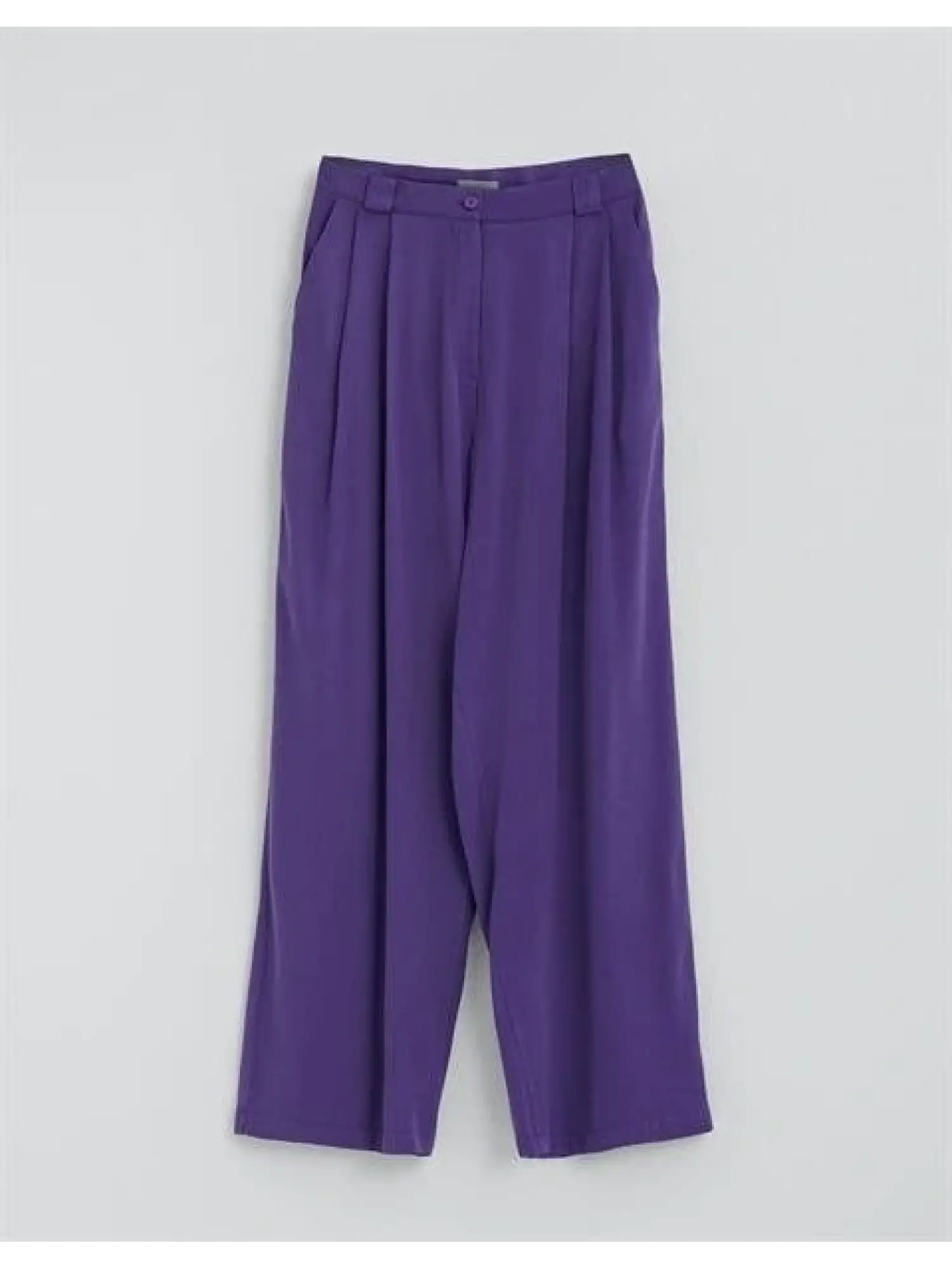 QOOQ Cepli Bol Paça Siyah Bruno Pantolon 23SS338