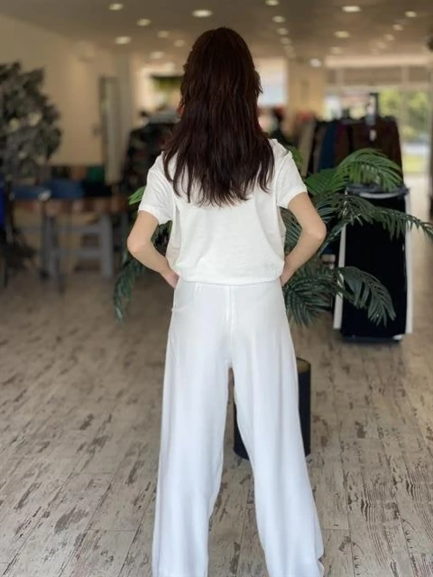 QOOQ Cepli Bol Paça Siyah Bruno Pantolon 23SS338