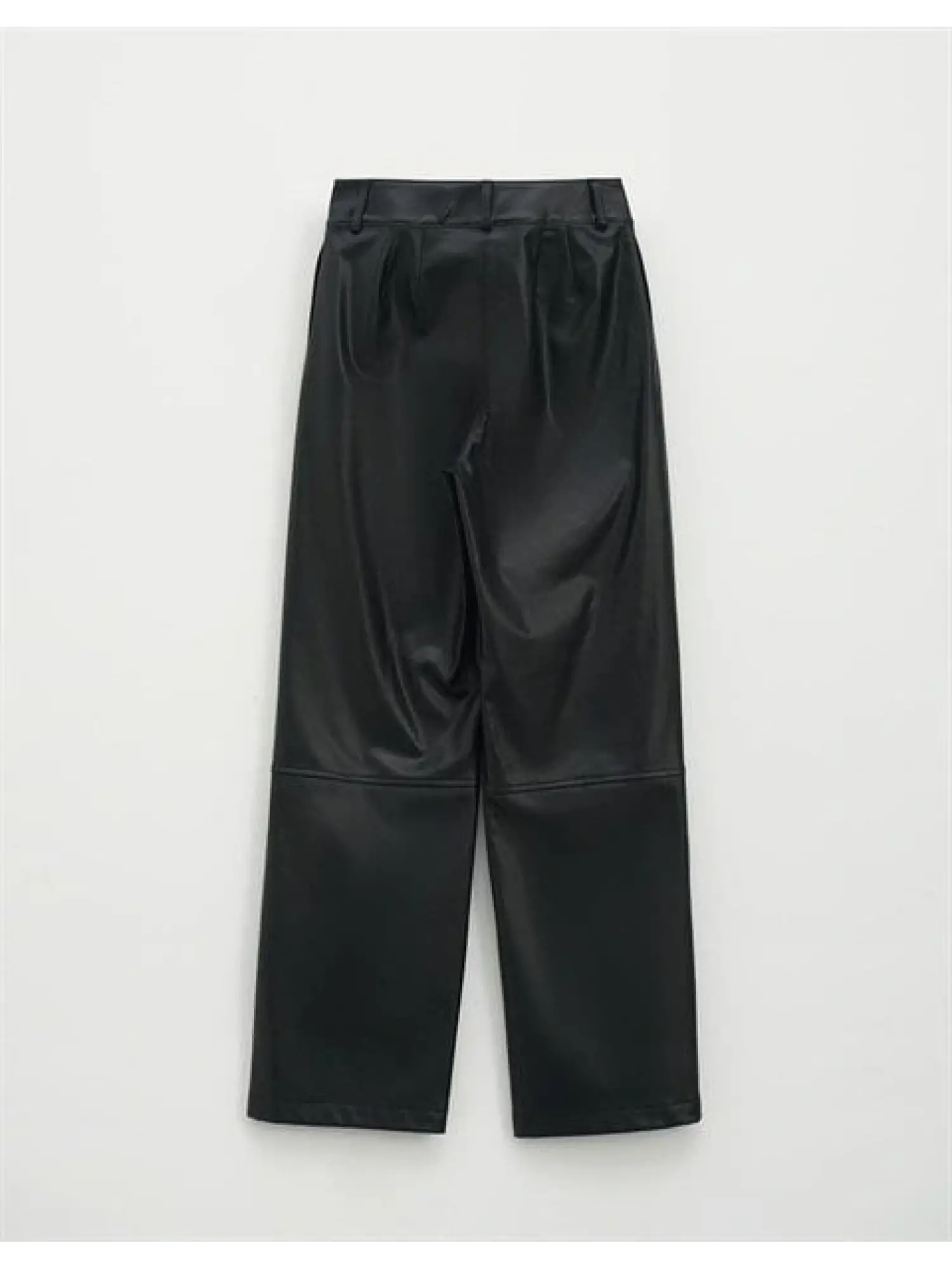 Qooq Parçalı Deri Pantolon 23FW325