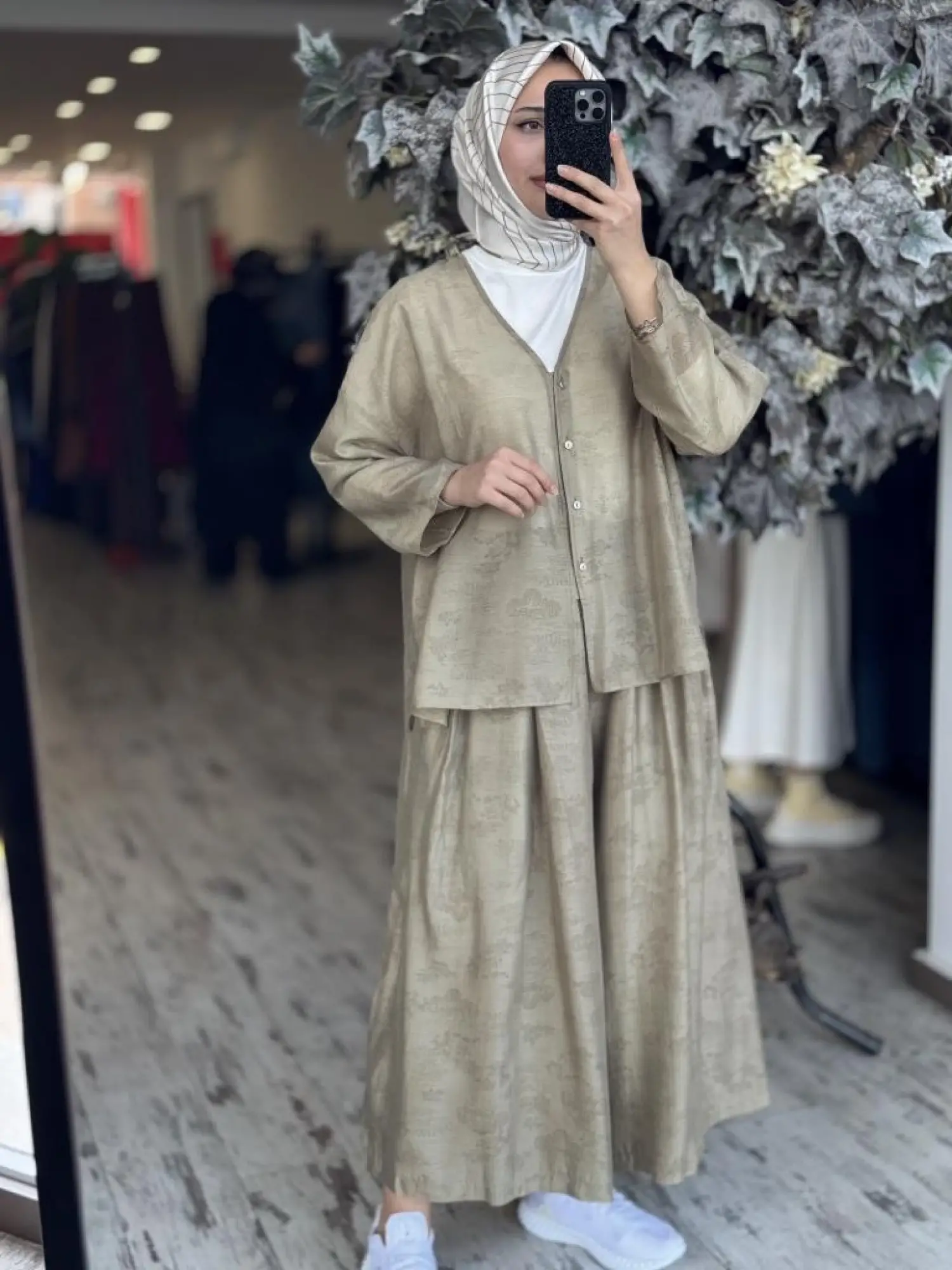 QooQ Store Azur Kimono Pantolon Takım 25SS626