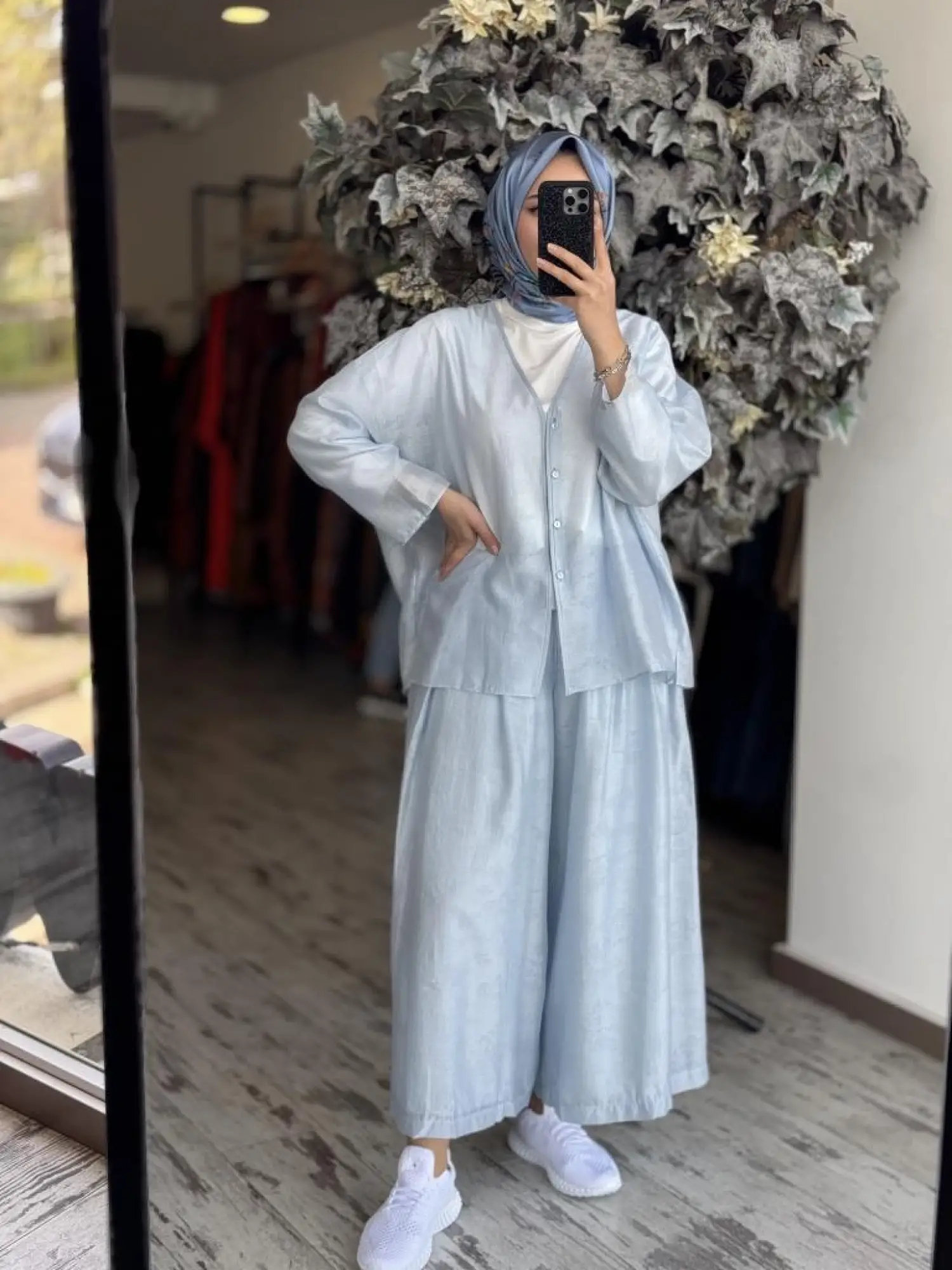 QooQ Store Azur Kimono Pantolon Takım 25SS626
