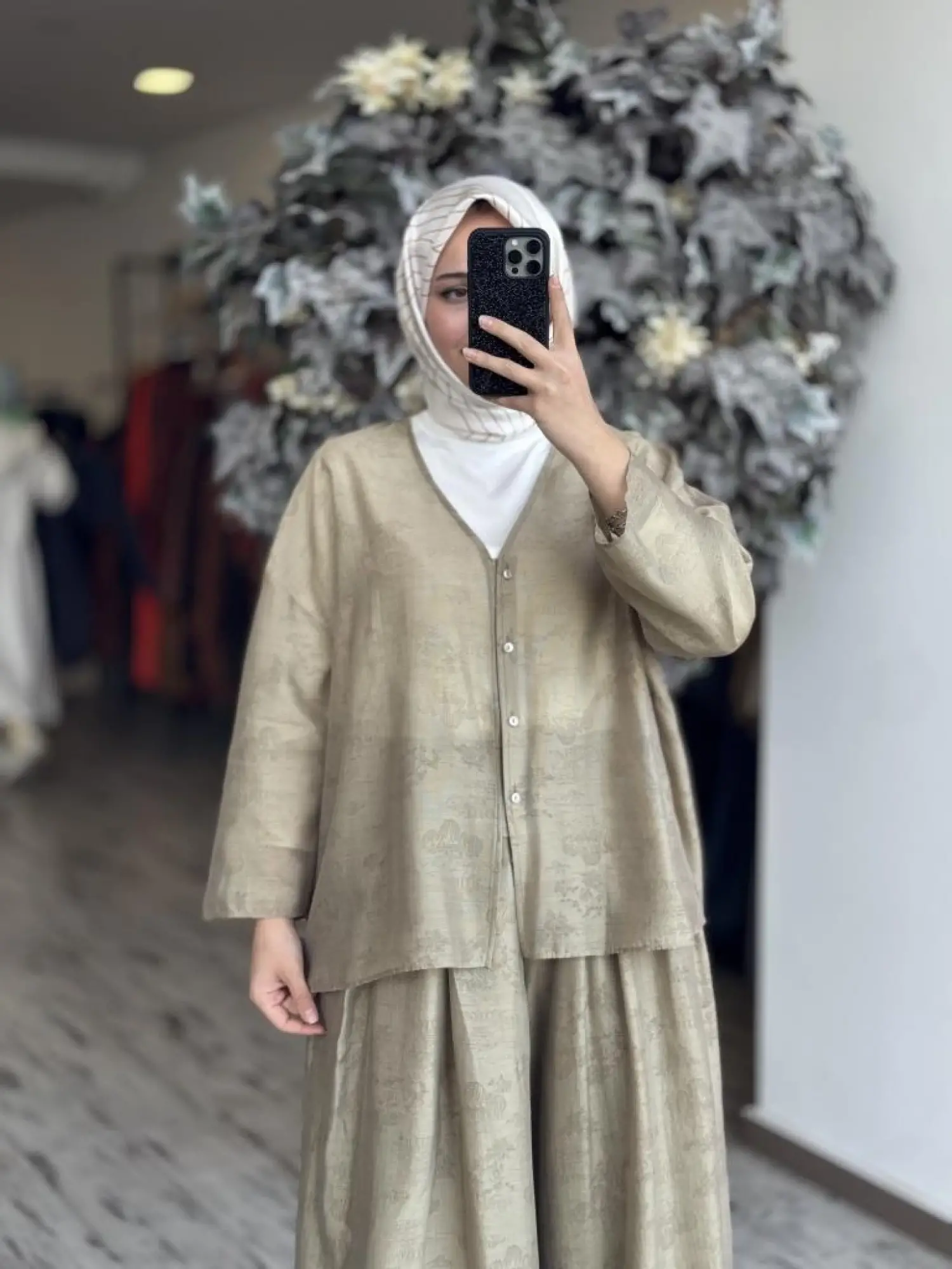 QooQ Store Azur Kimono Pantolon Takım 25SS626