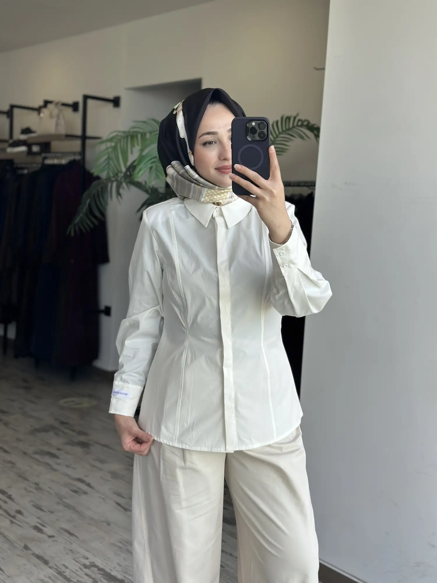 QooQ Store Cepli Pensli Poplin Pantolon 26SS308