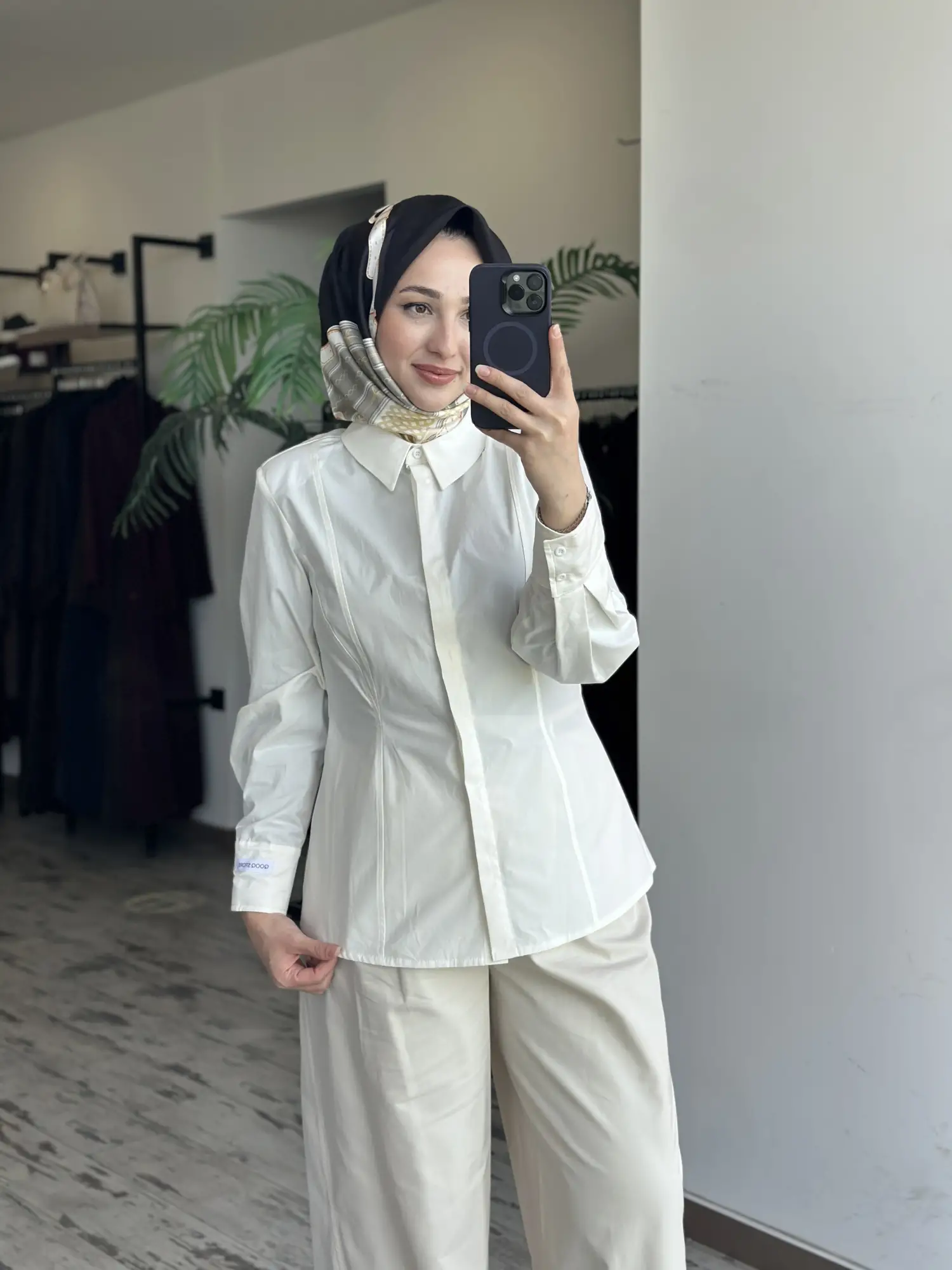 QooQ Store Cepli Pensli Poplin Pantolon 26SS308