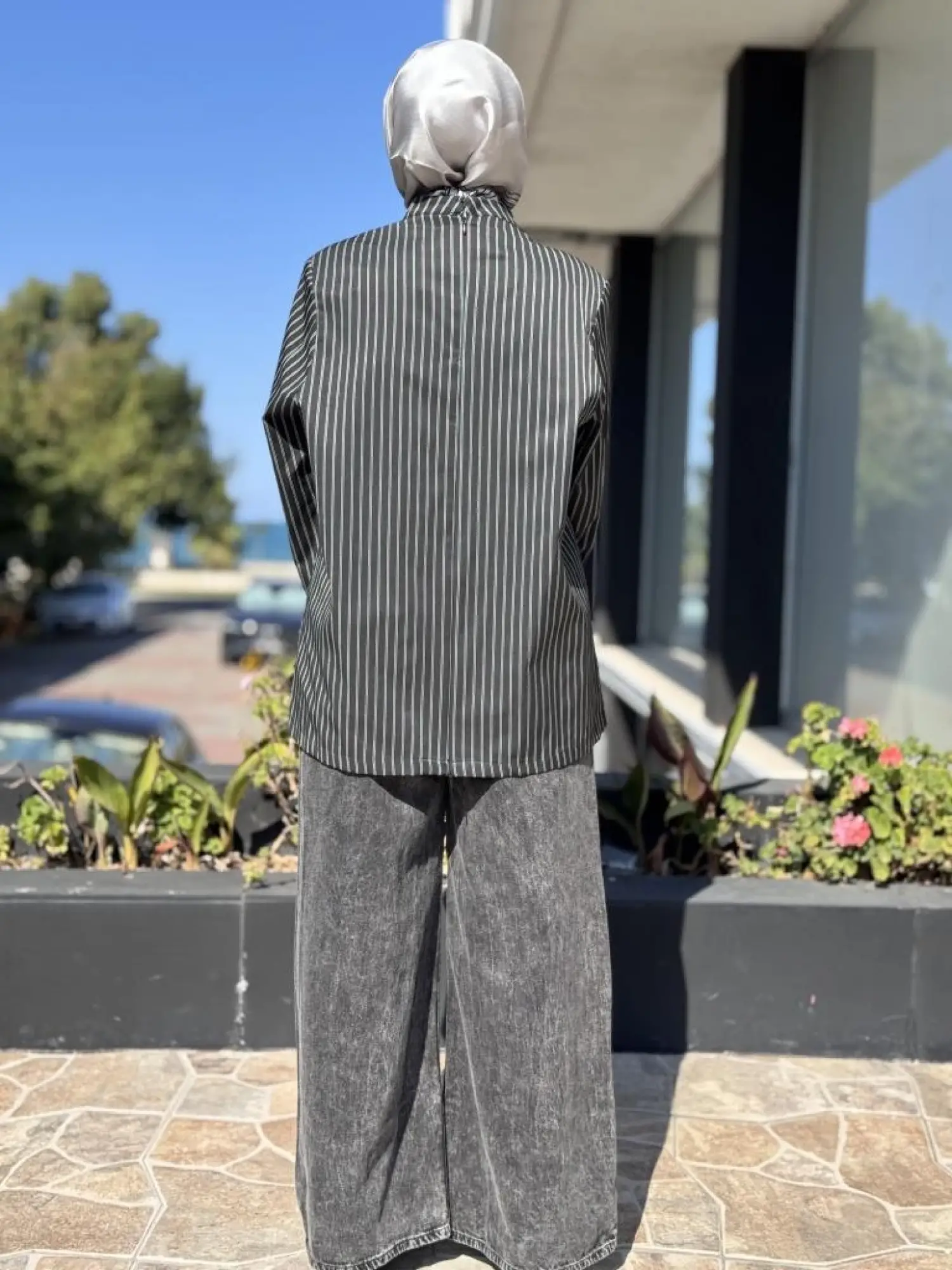 QooQ Store Çizgili Bluz 26FW202