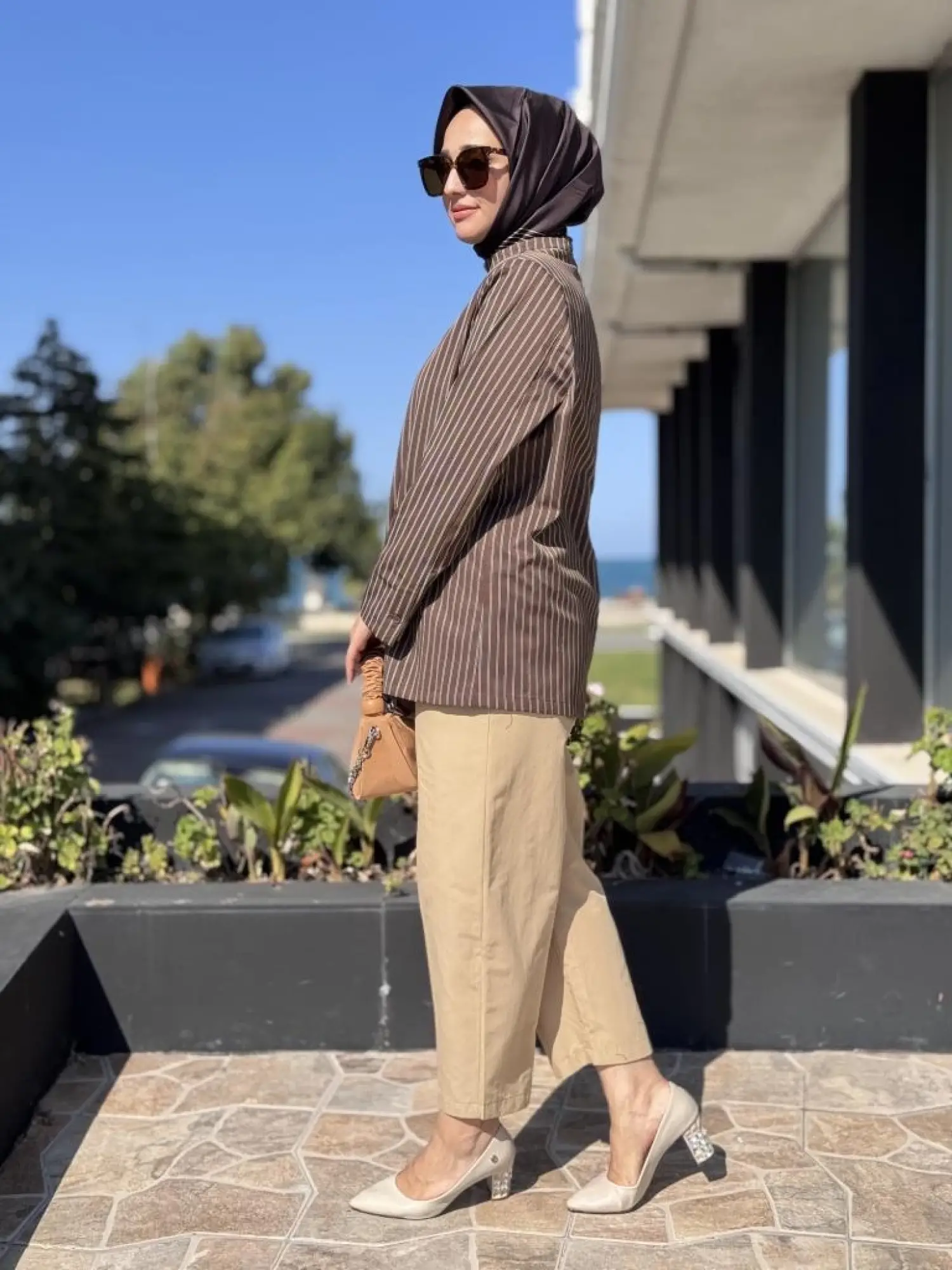 QooQ Store Çizgili Bluz 26FW202