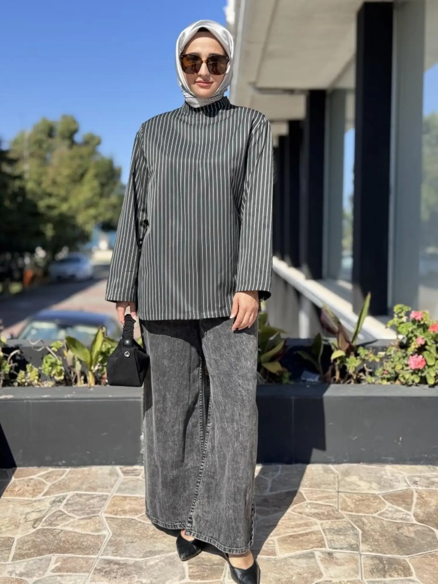 QooQ Store Çizgili Bluz 26FW202