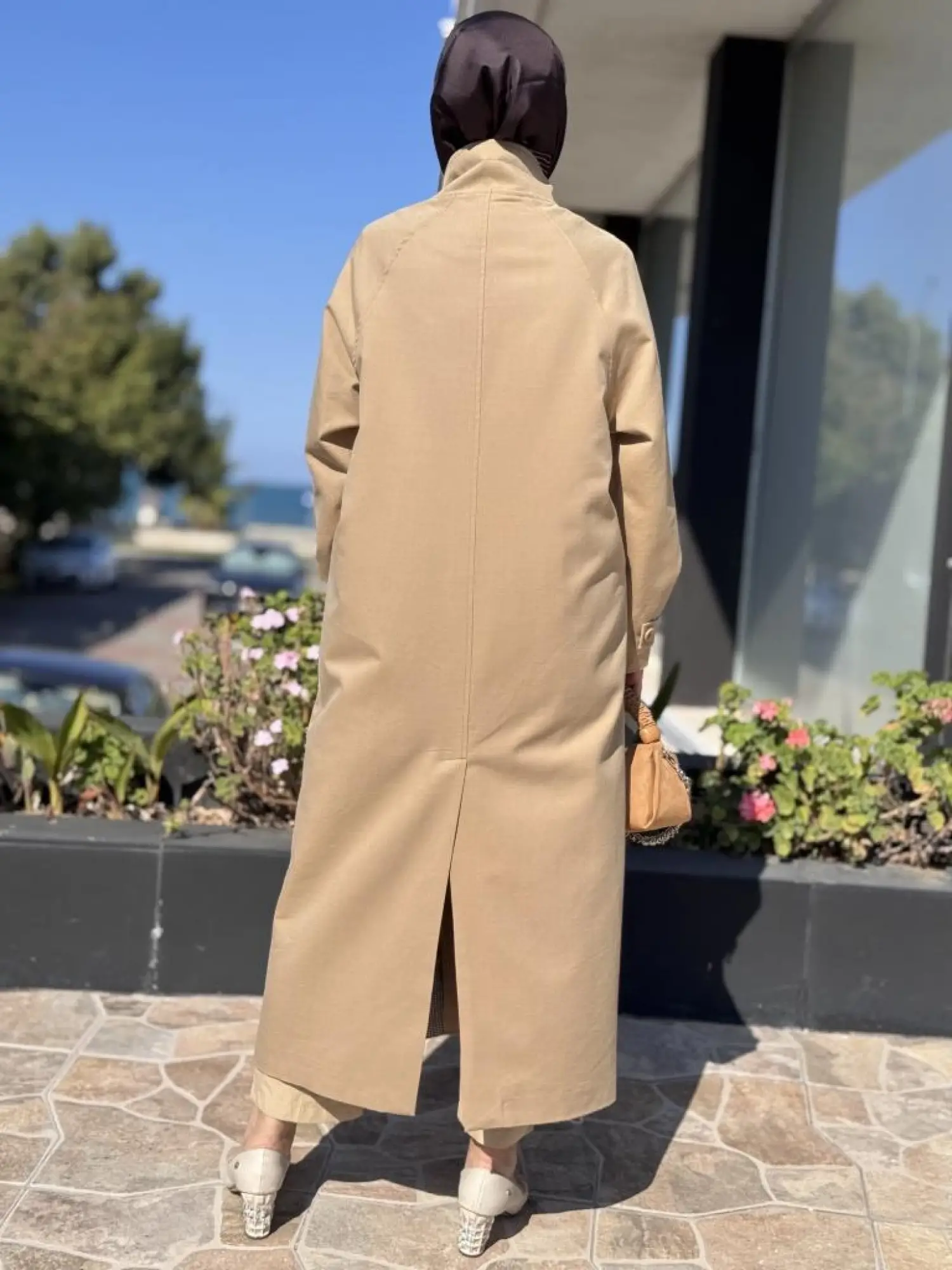 QooQ Store Düğmeli Kumaş Trench 26FW612