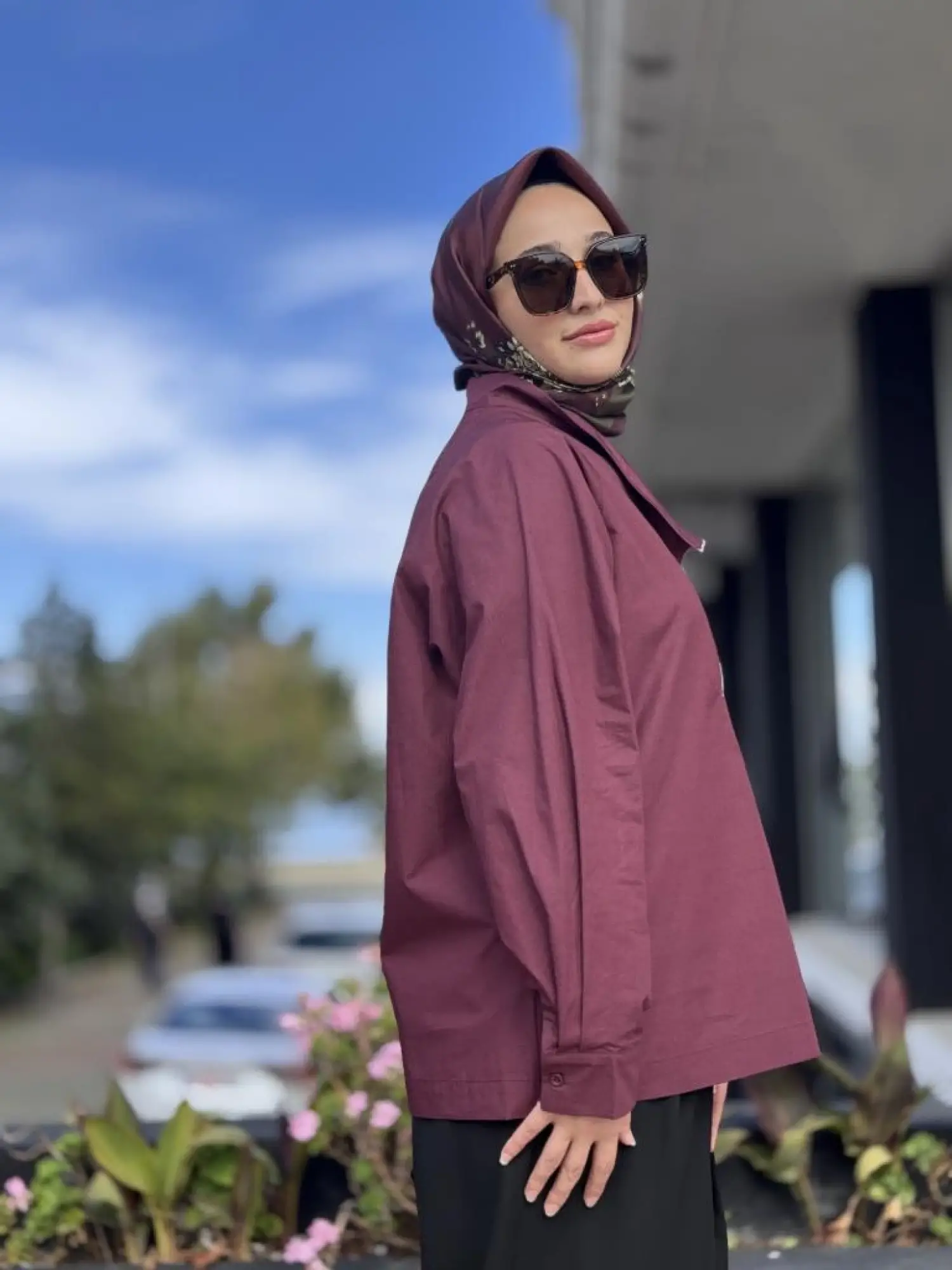 QooQ Store Fermuarlı Poplin Bluz 26FW208