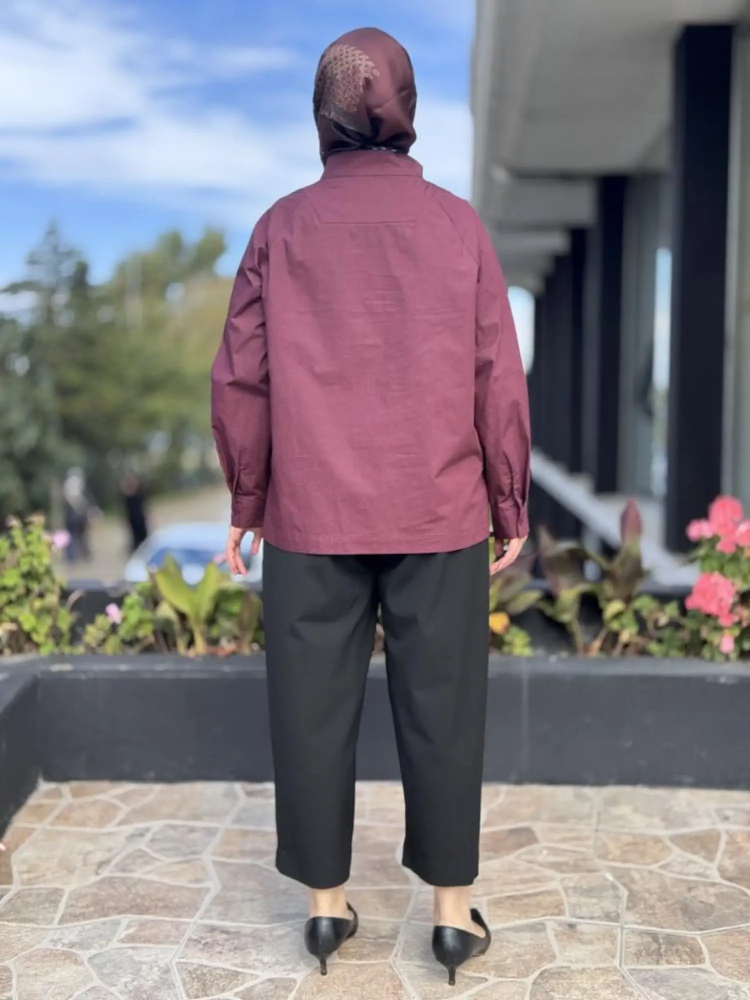 QooQ Store Fermuarlı Poplin Bluz 26FW208