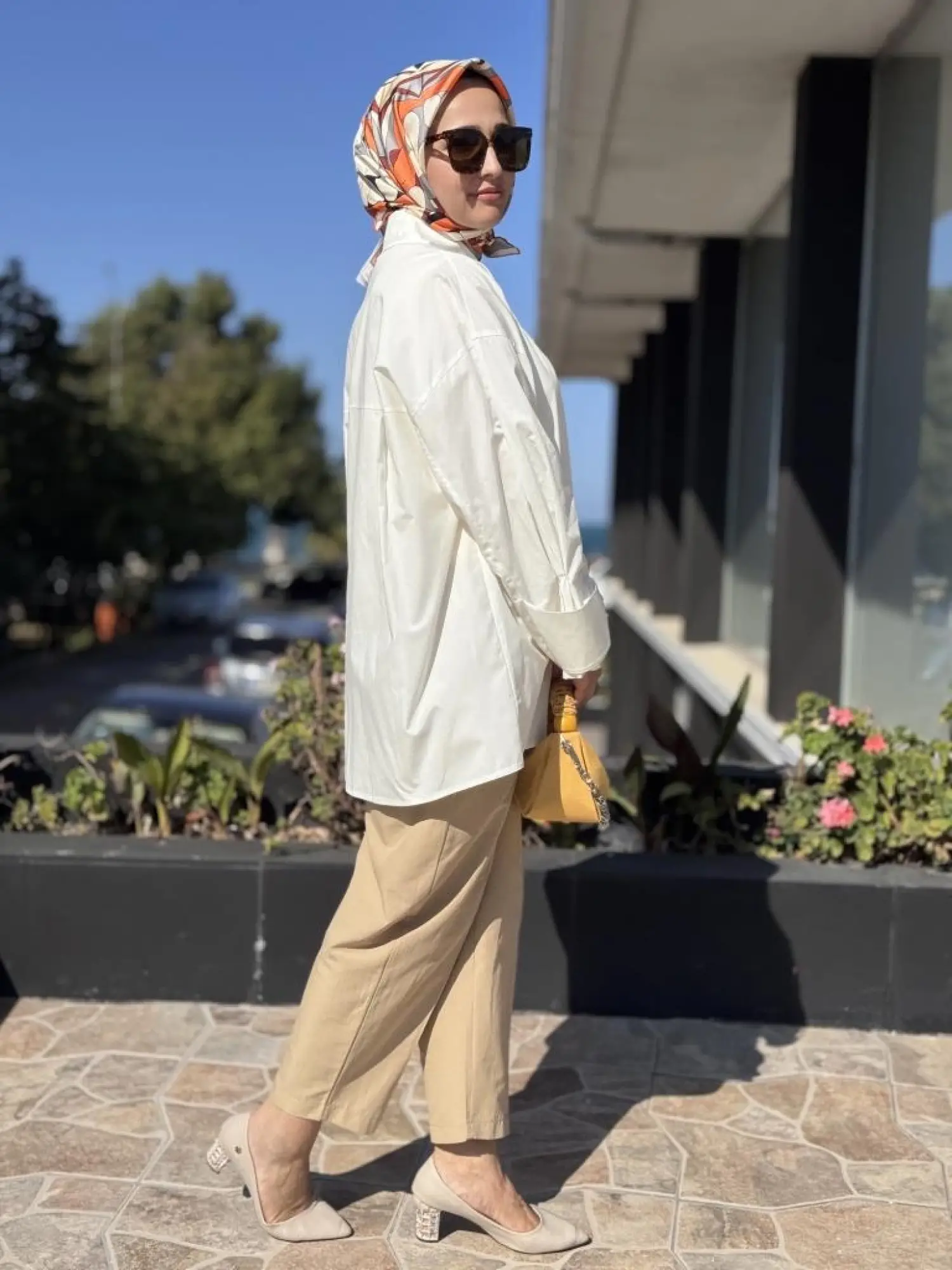 QooQ Store Kol Detaylı Poplin Gömlek 26FW200