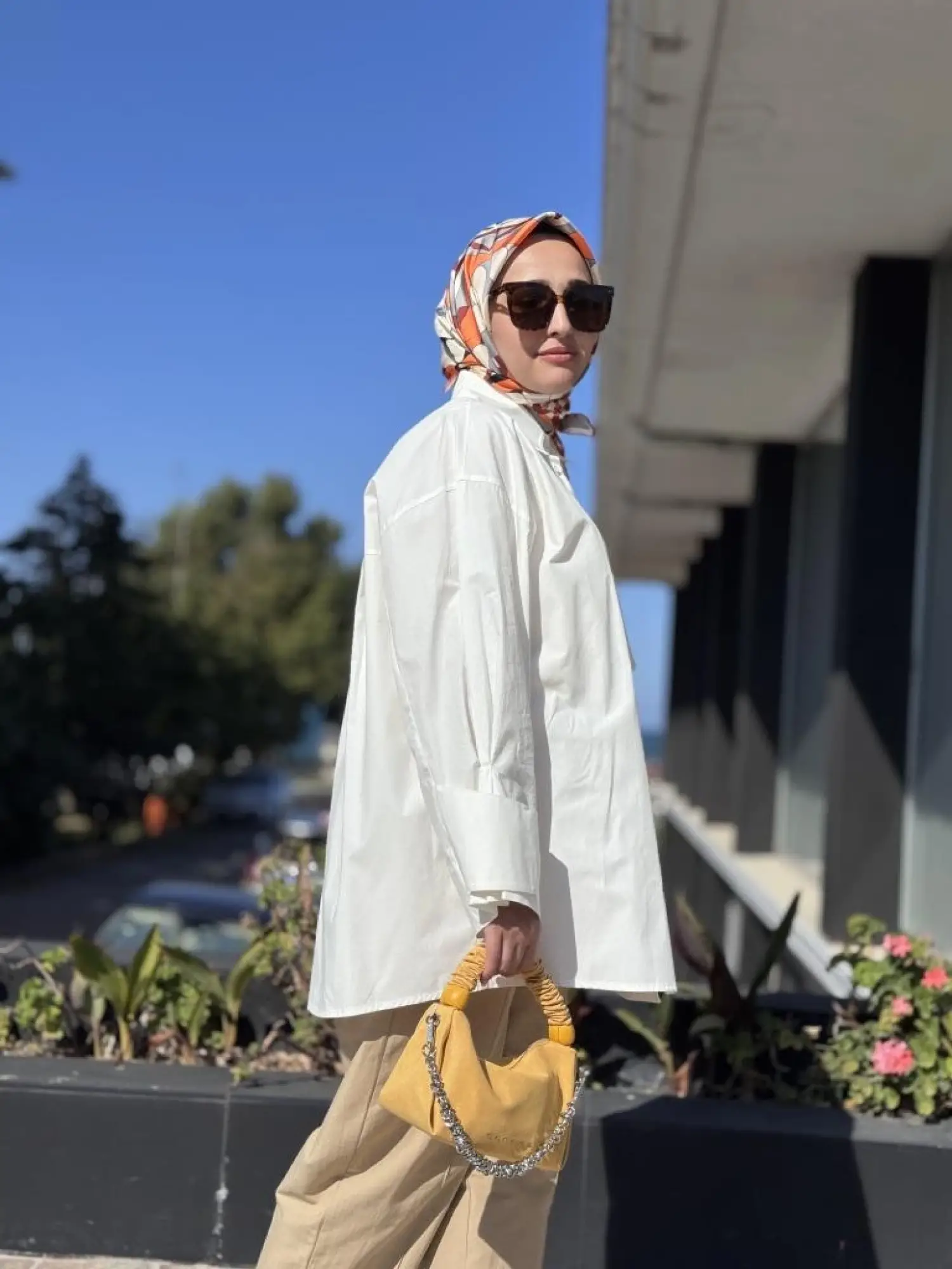 QooQ Store Kol Detaylı Poplin Gömlek 26FW200