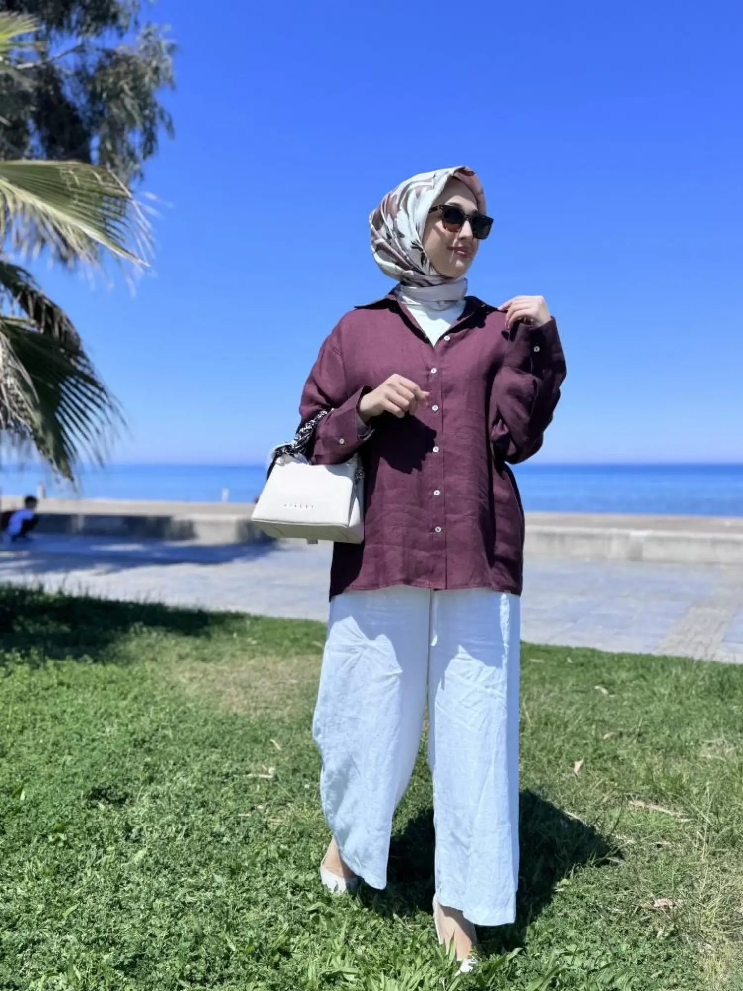 QooQ Store Lin Keten Gömlek 25SS212