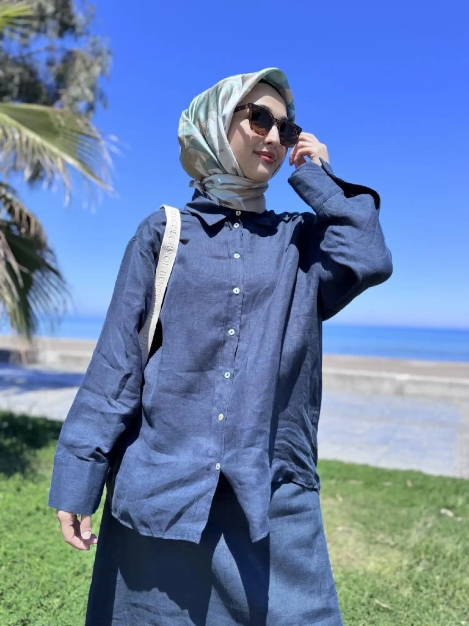 QooQ Store Lin Keten Gömlek 25SS212