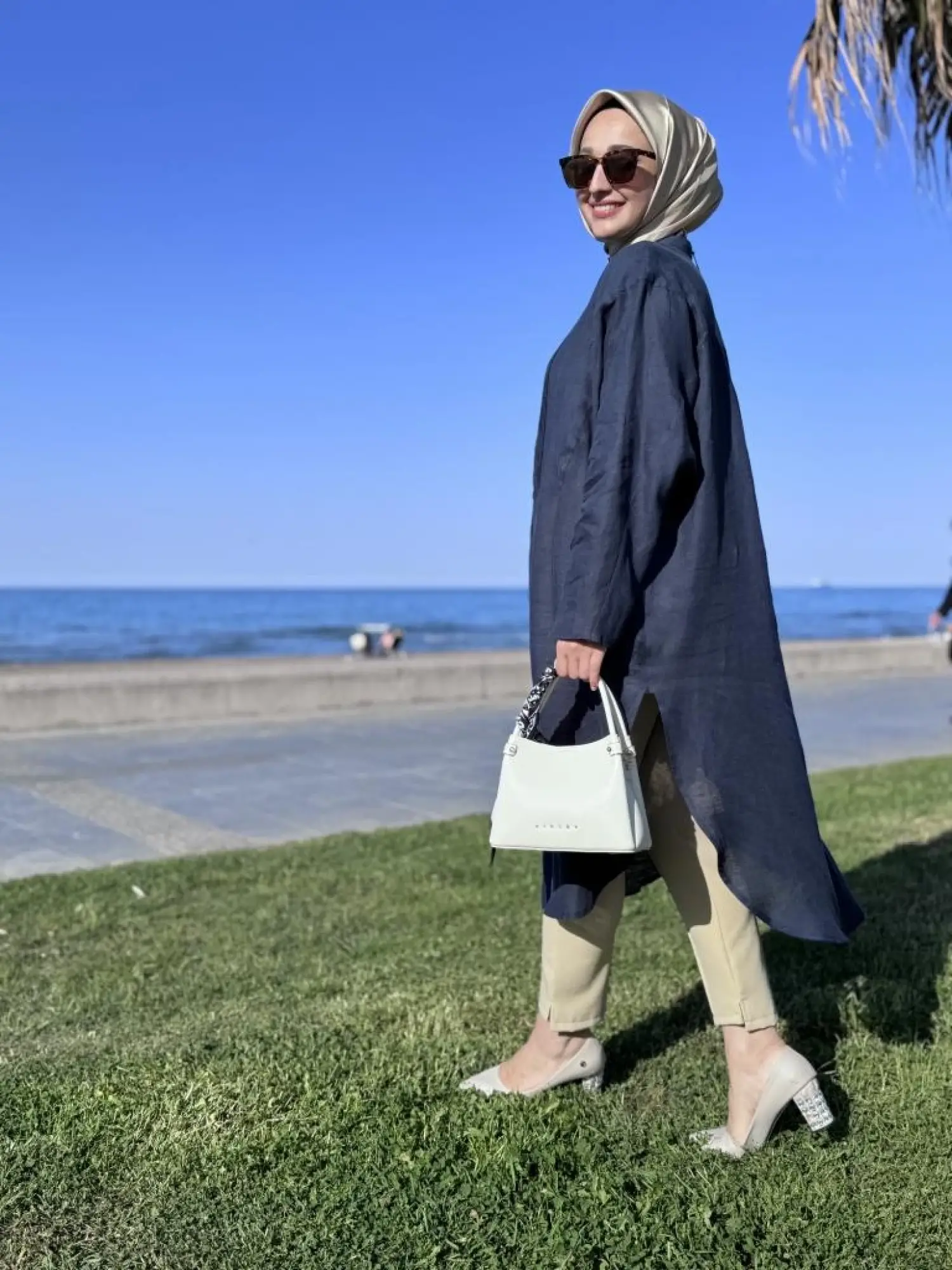 QooQ Store Min Maxi Keten Gömlek 25SS230