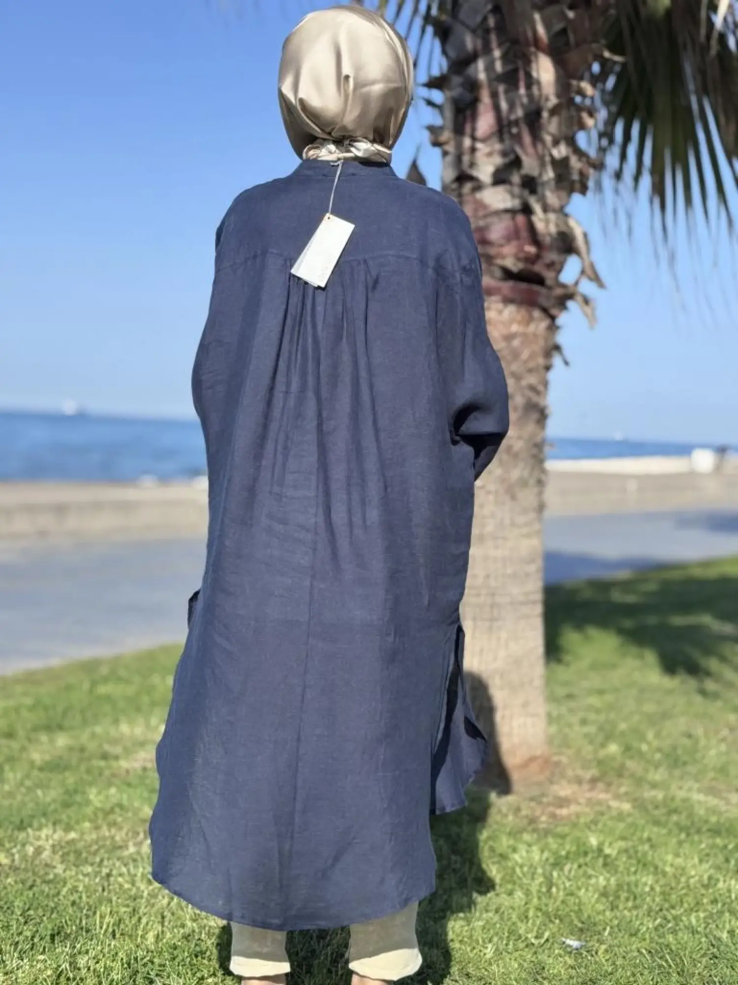 QooQ Store Min Maxi Keten Gömlek 25SS230