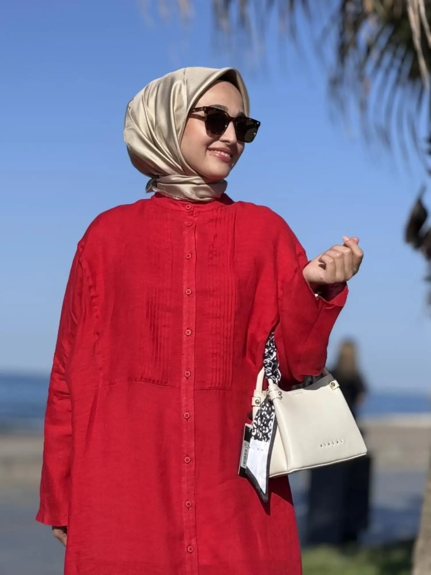 QooQ Store Min Maxi Keten Gömlek 25SS230