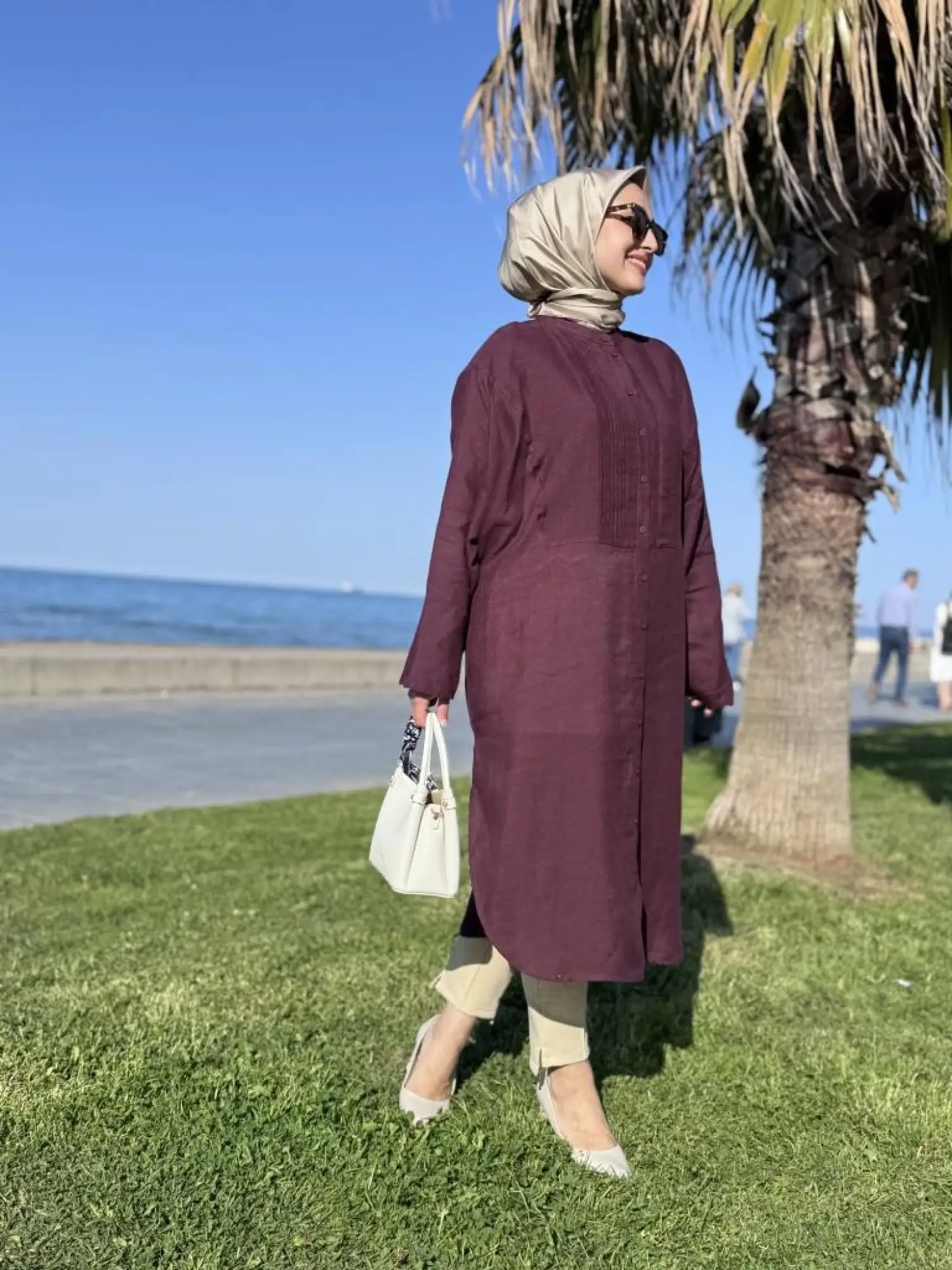 QooQ Store Min Maxi Keten Gömlek 25SS230