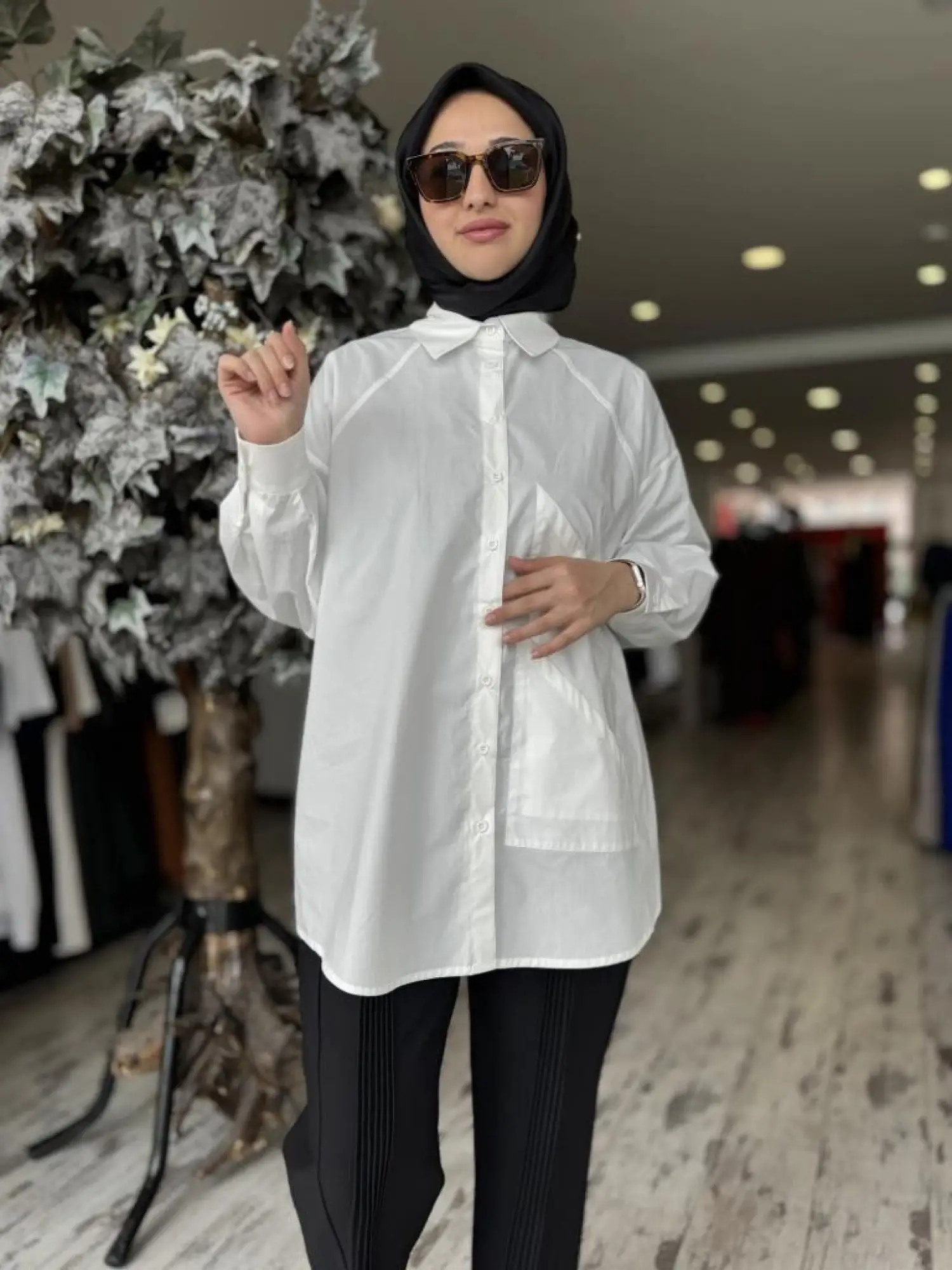 QooQ Store Poplin Pop Gömlek 25SS204