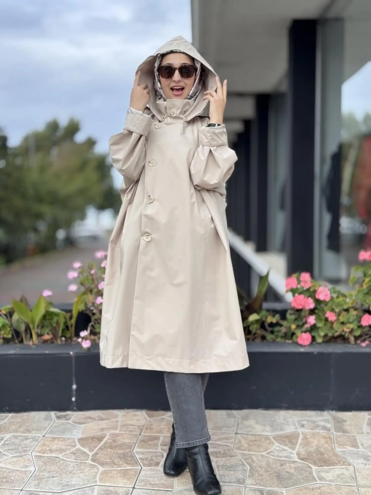 QooQ Store Quo Yağmurluk Trench 26FW632