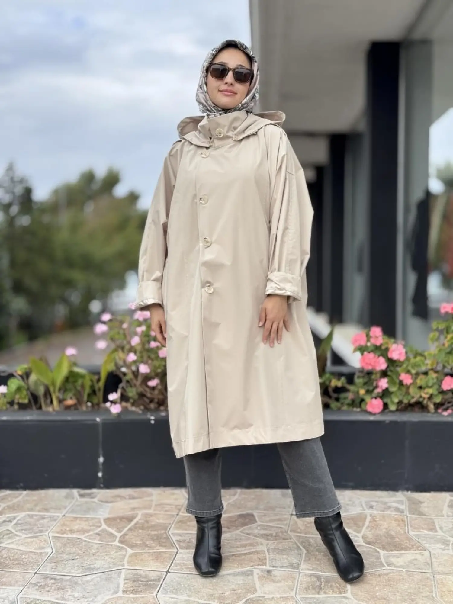 QooQ Store Quo Yağmurluk Trench 26FW632