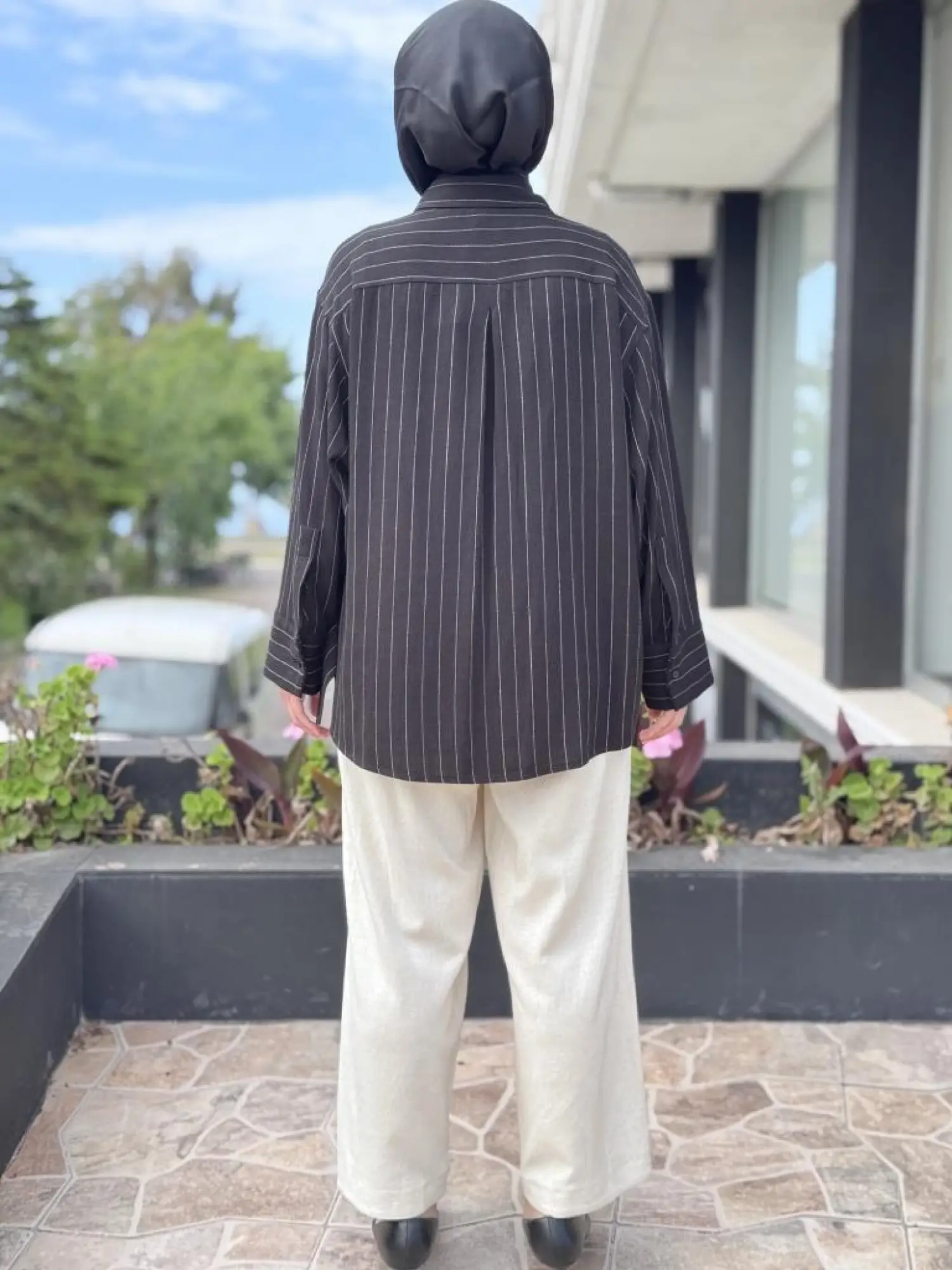 QooQ Store Seed Cepli Keten Pantolon 25SS318