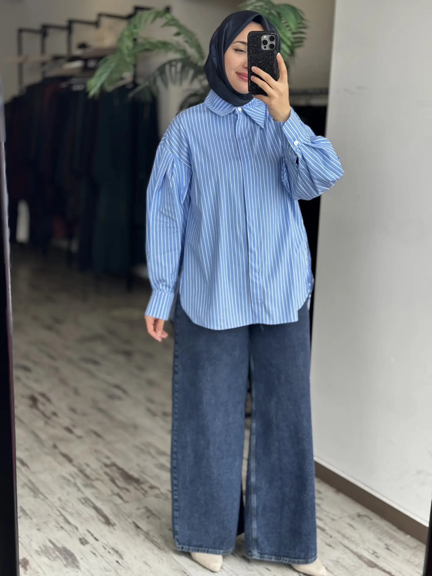 QooQ Store Snow Palazzo Jean Pantolon 26SS320