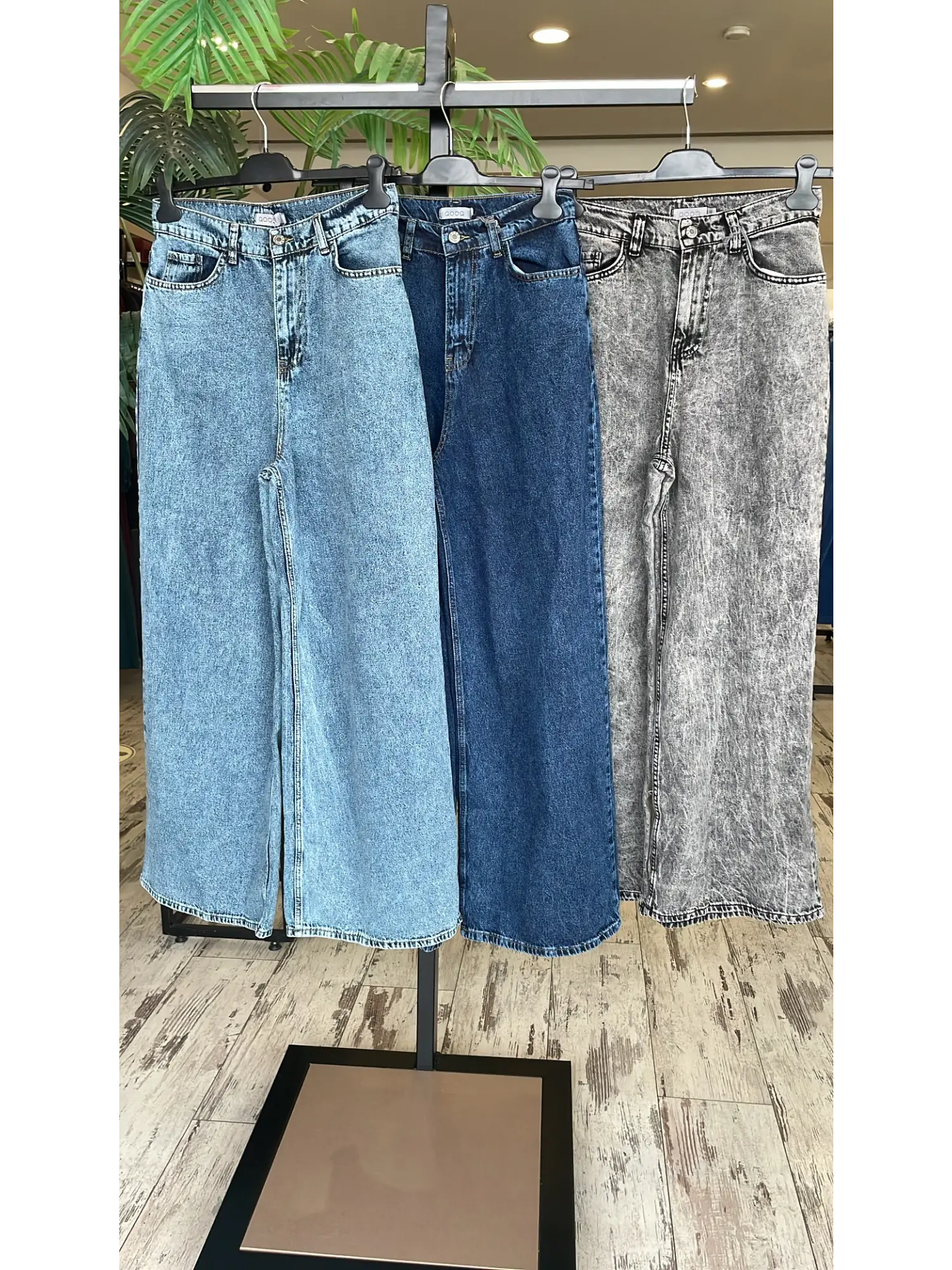 QooQ Store Snow Palazzo Jean Pantolon 26SS320