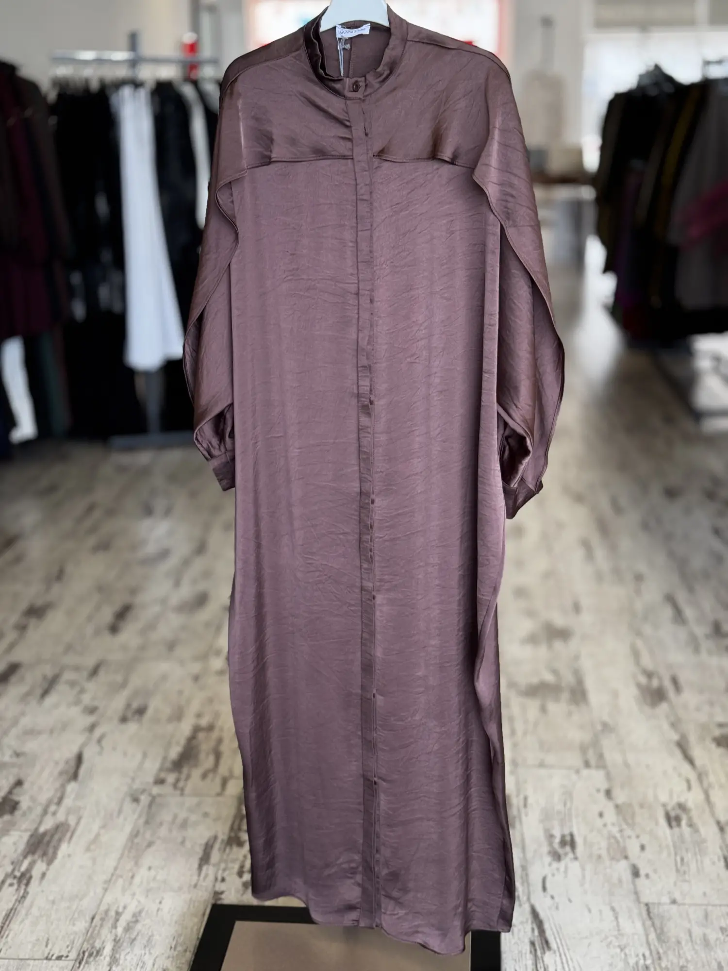 QooQ Store Yarasa Kol Riva Elbise 26SS400