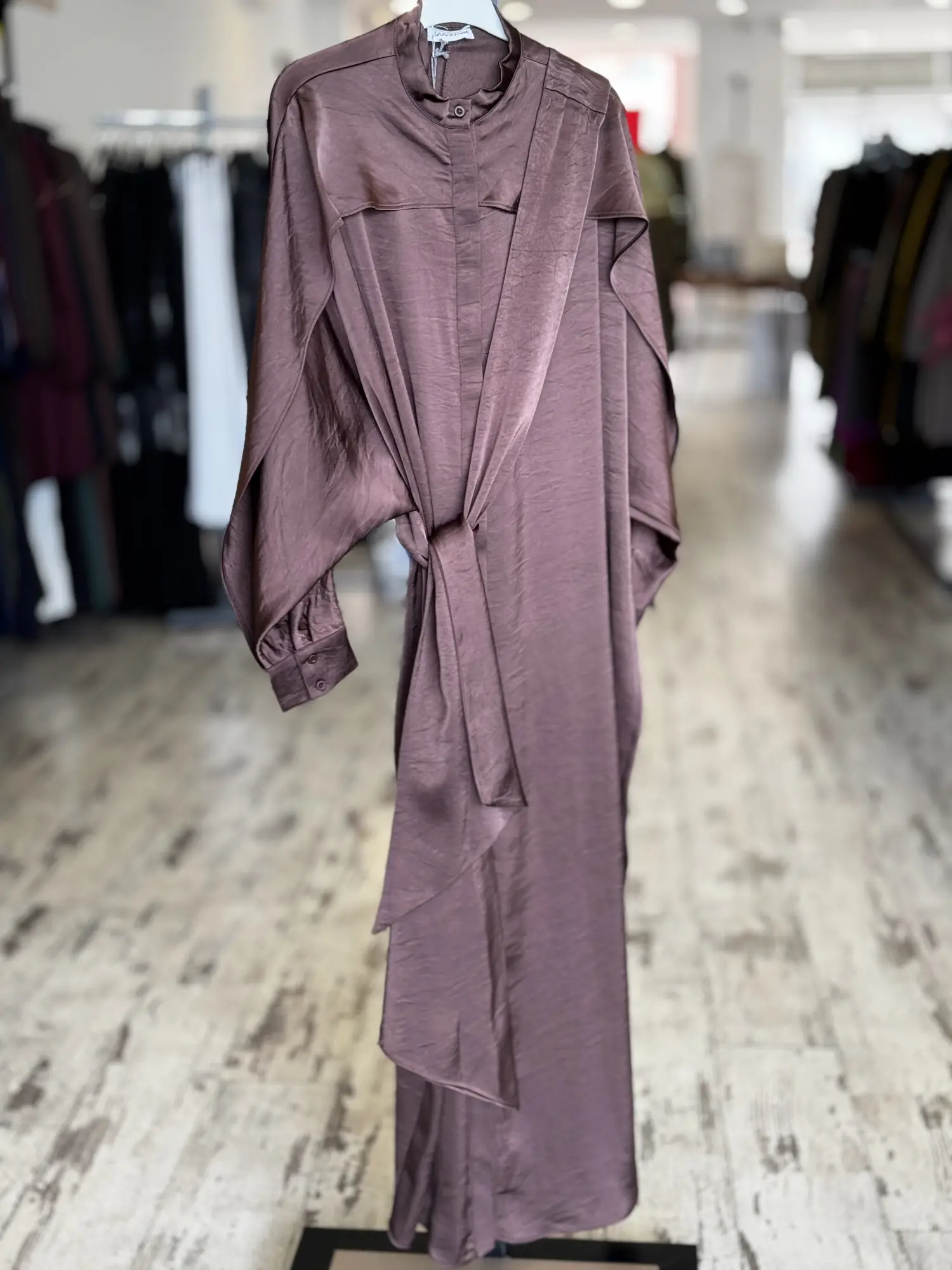 QooQ Store Yarasa Kol Riva Elbise 26SS400