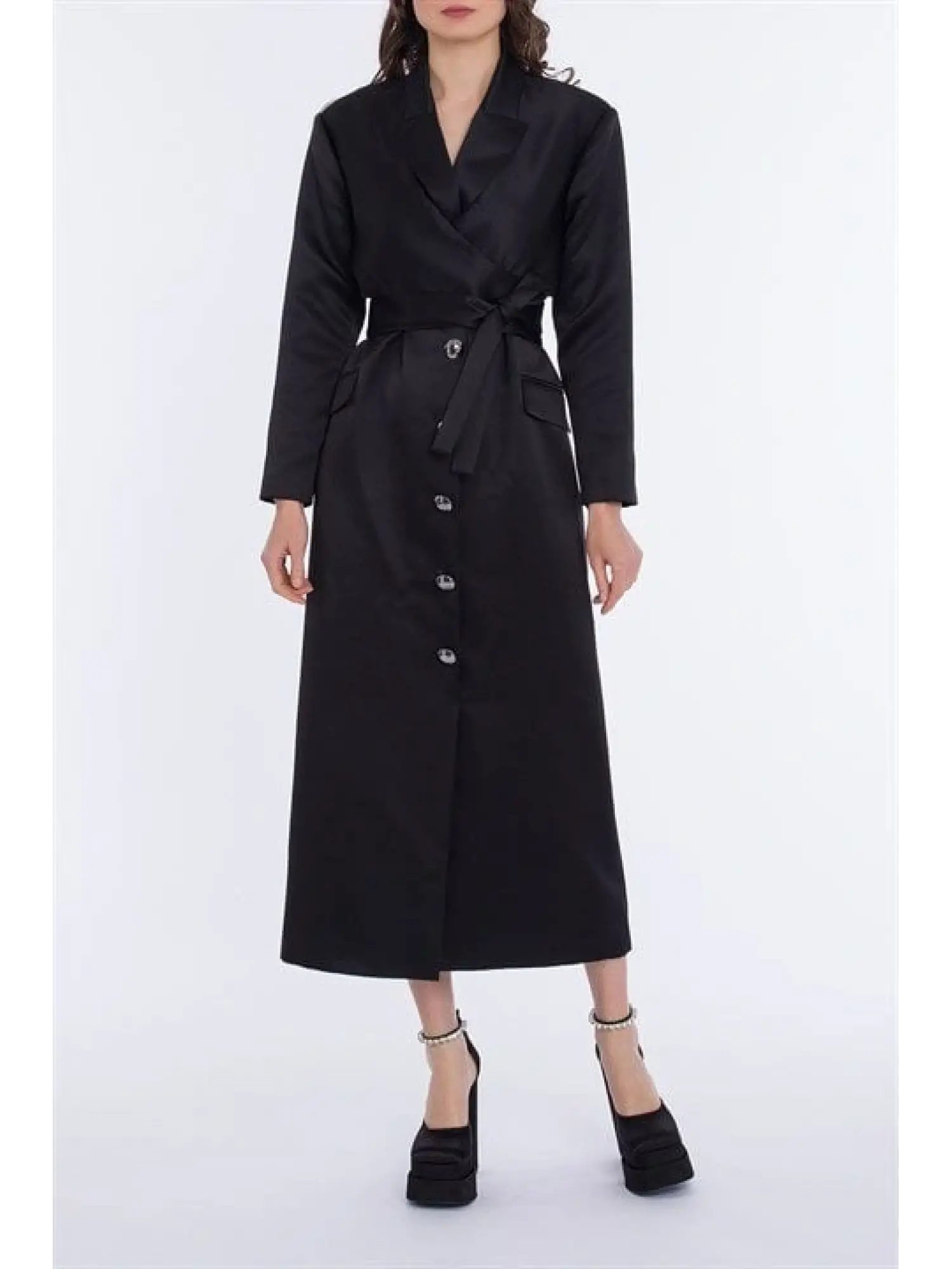 Quiprive  Saten Ceket Elbise 11262