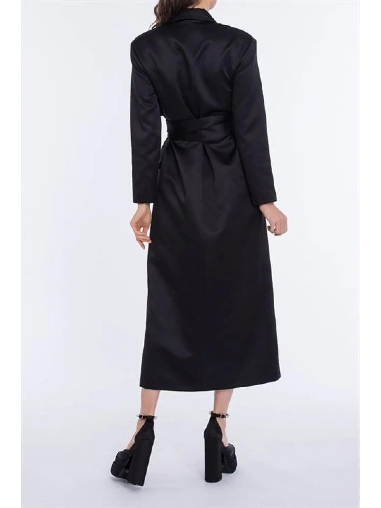 Quiprive  Saten Ceket Elbise 11262