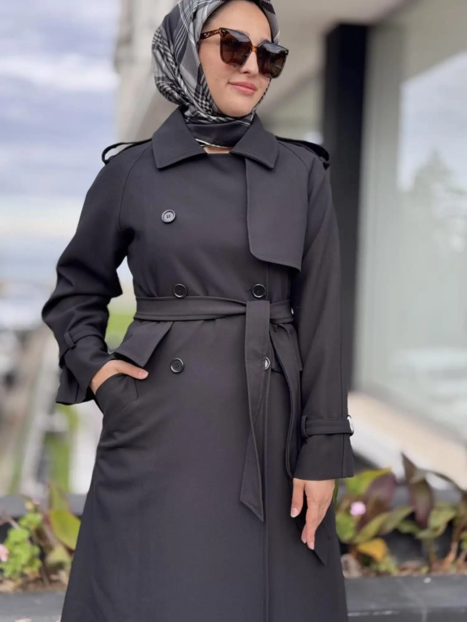 Qupra Beli Volan Detaylı Trenchkot WAC91032