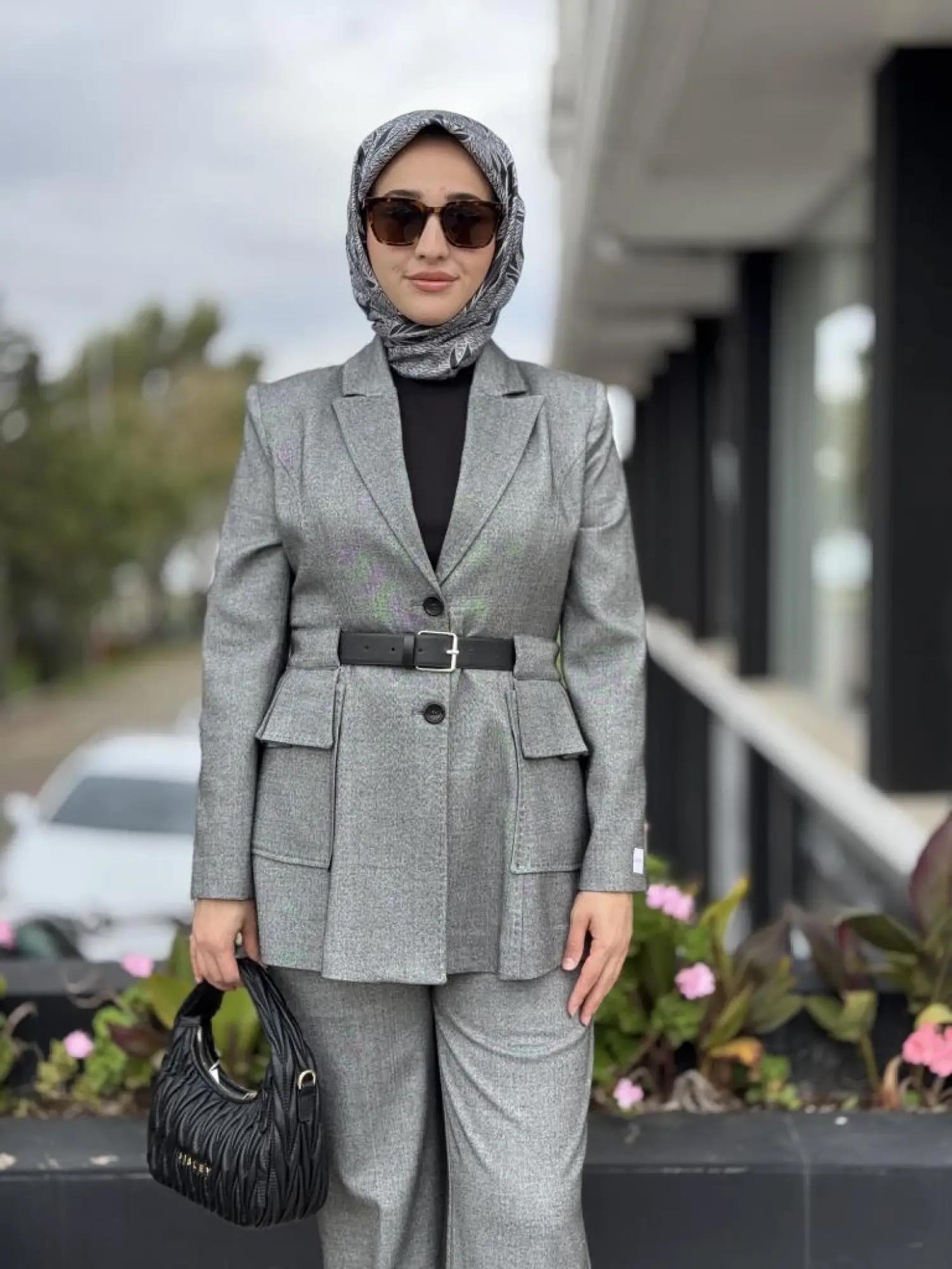 Qupra Cep ve Kemer Detaylı Ceket Pantolon Takım WAC92027