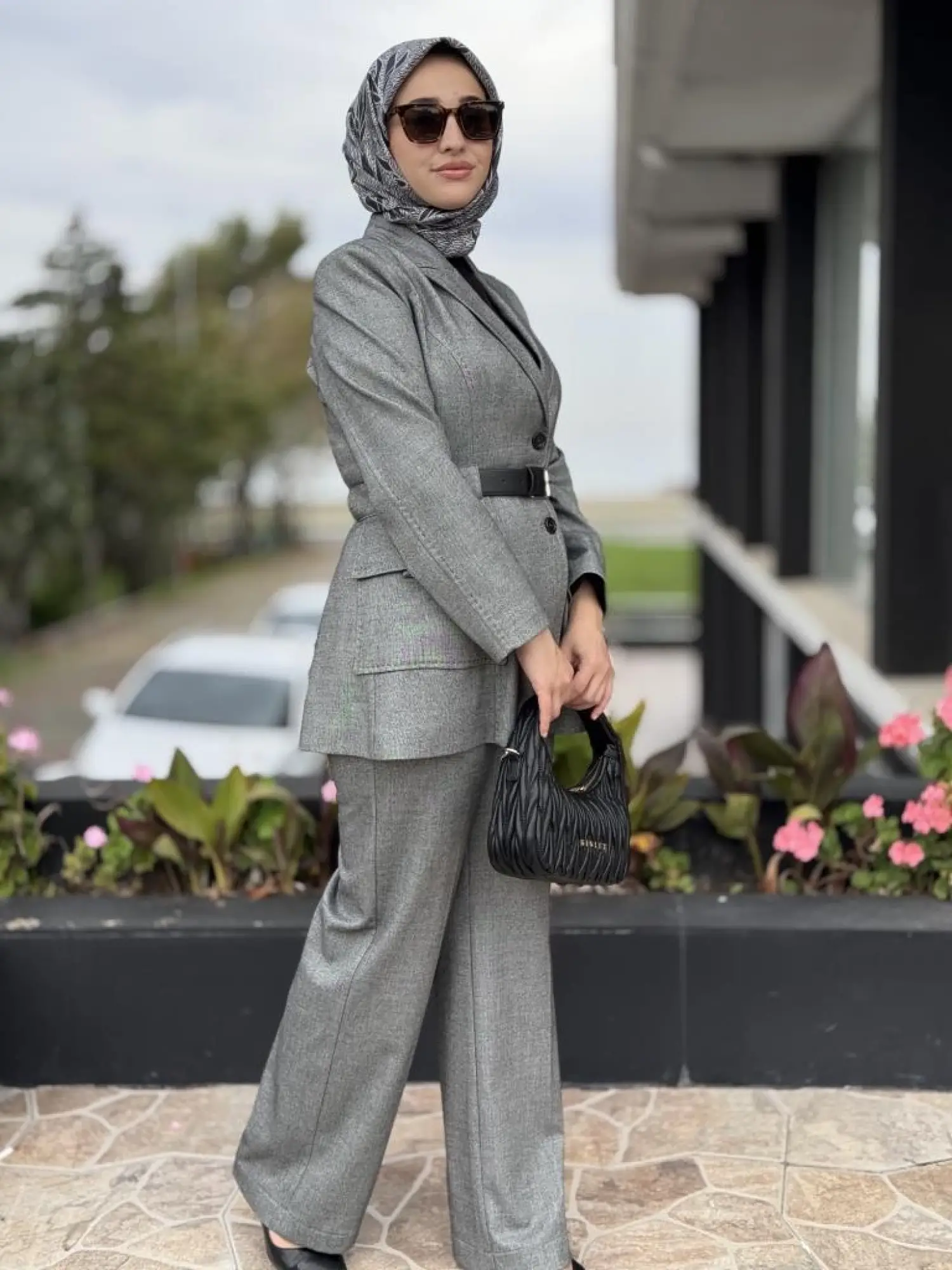 Qupra Cep ve Kemer Detaylı Ceket Pantolon Takım WAC92027