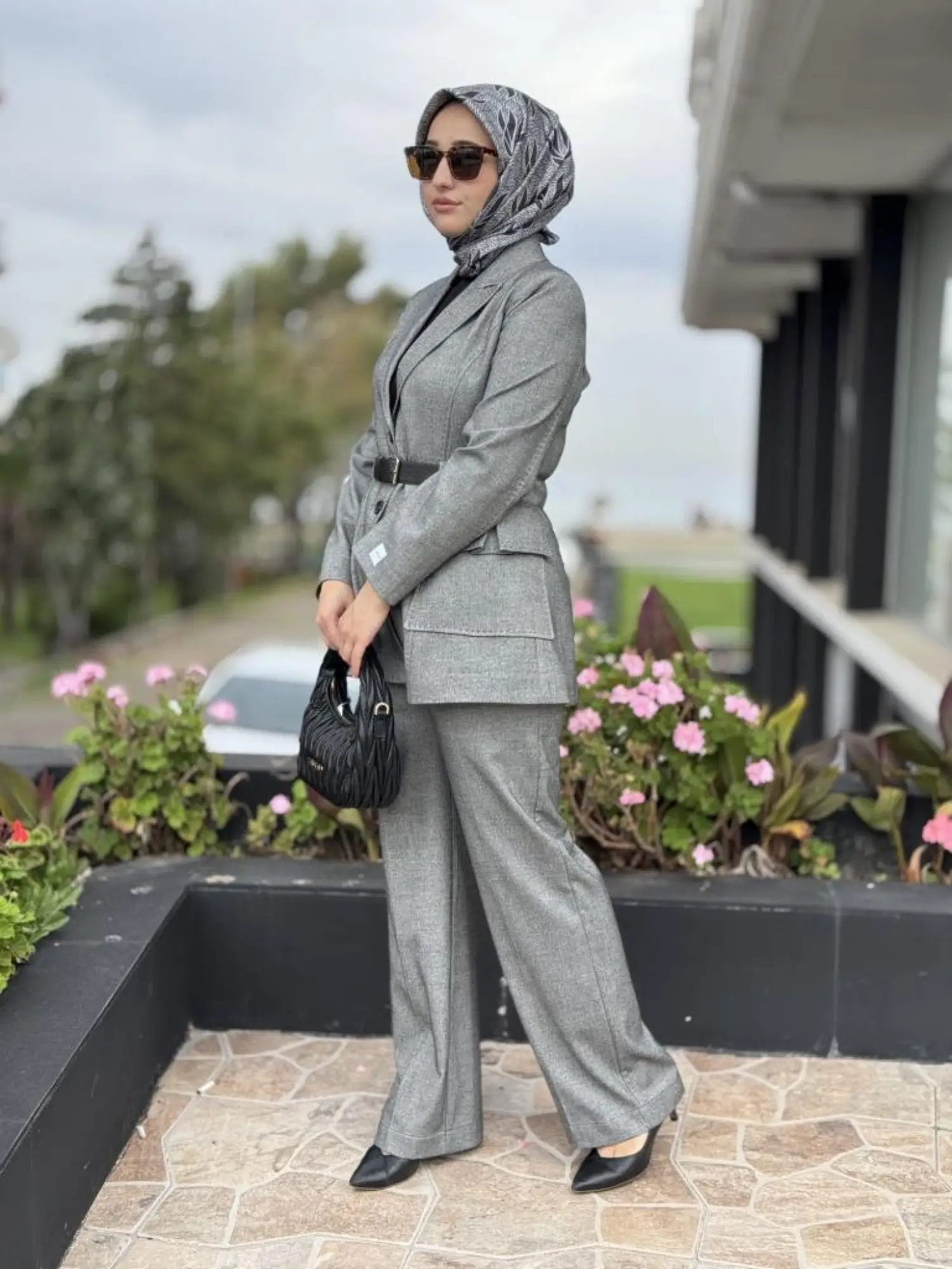 Qupra Cep ve Kemer Detaylı Ceket Pantolon Takım WAC92027