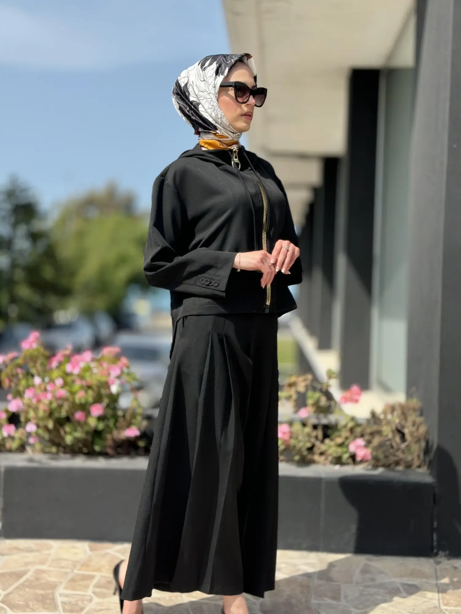 Qupra Fermuarlı Ceket/Kap Pantolon Takım QAY62071