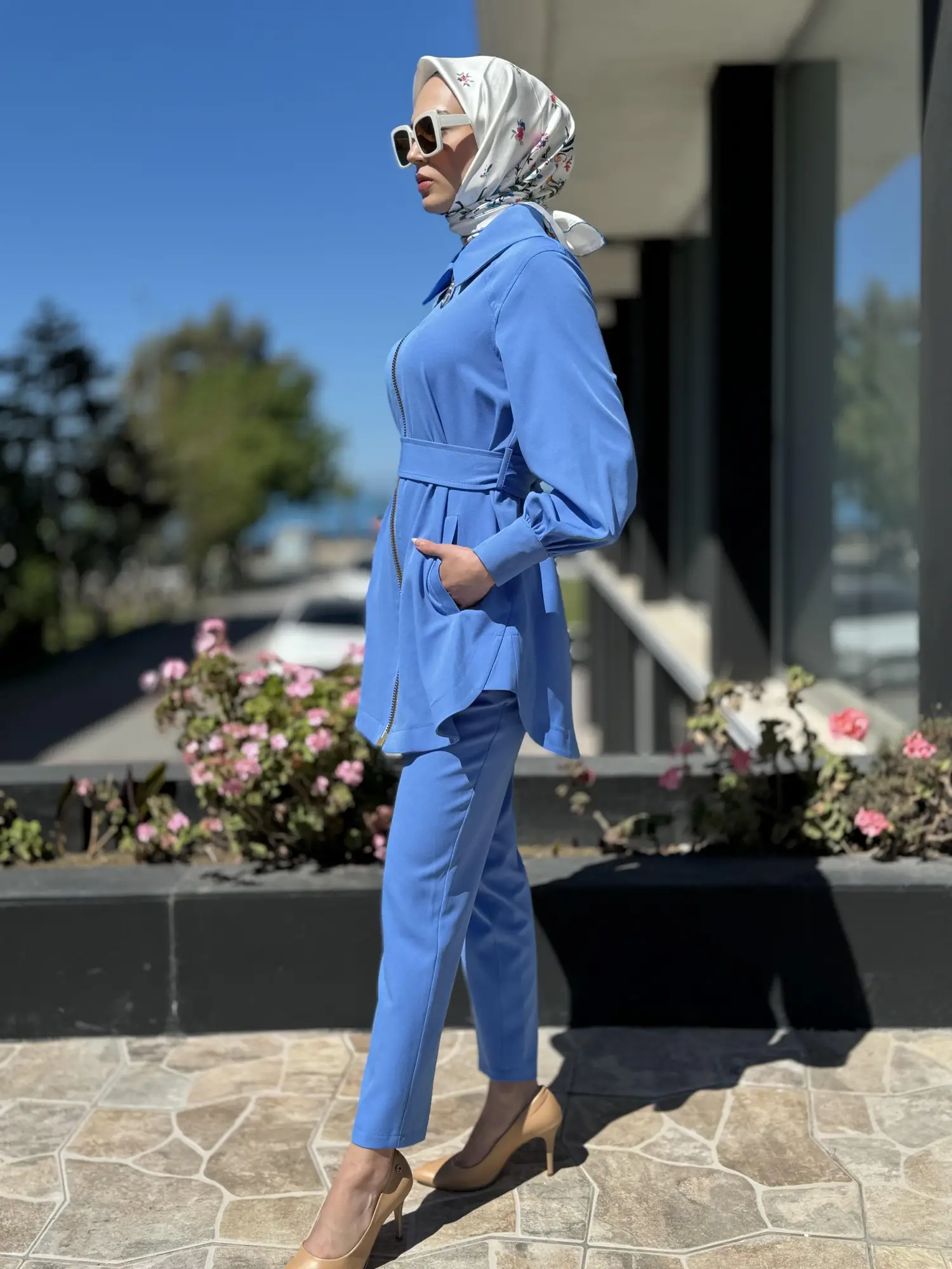 Qupra Fermuarlı Ceket  Pantolon Takım QAY62097