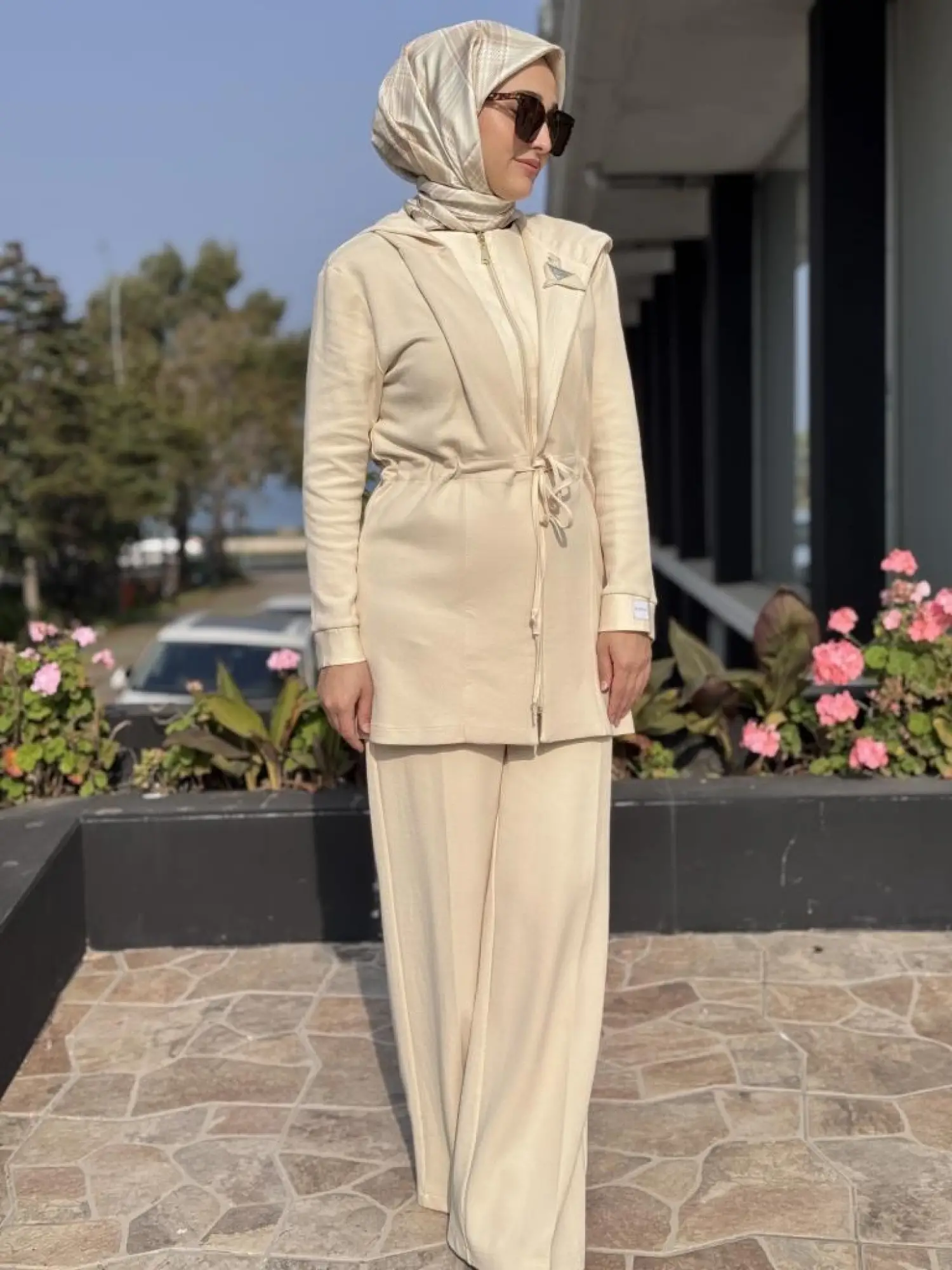 Qupra Fermuarlı Kap/Ceket Pantolon Takım WAC92032