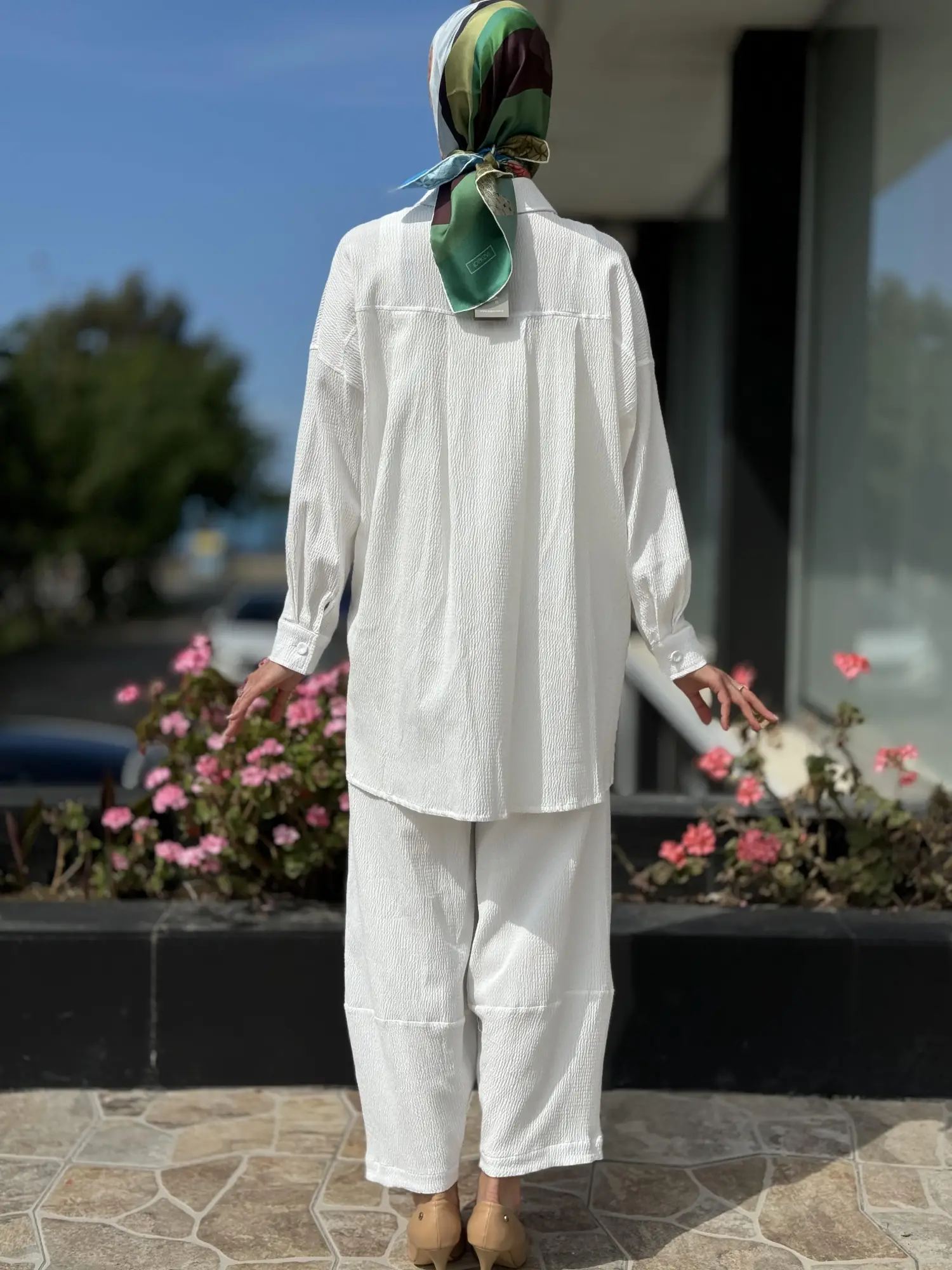 Qupra Gofre Kumaş Gömlek Pantolon Takım QAY62018