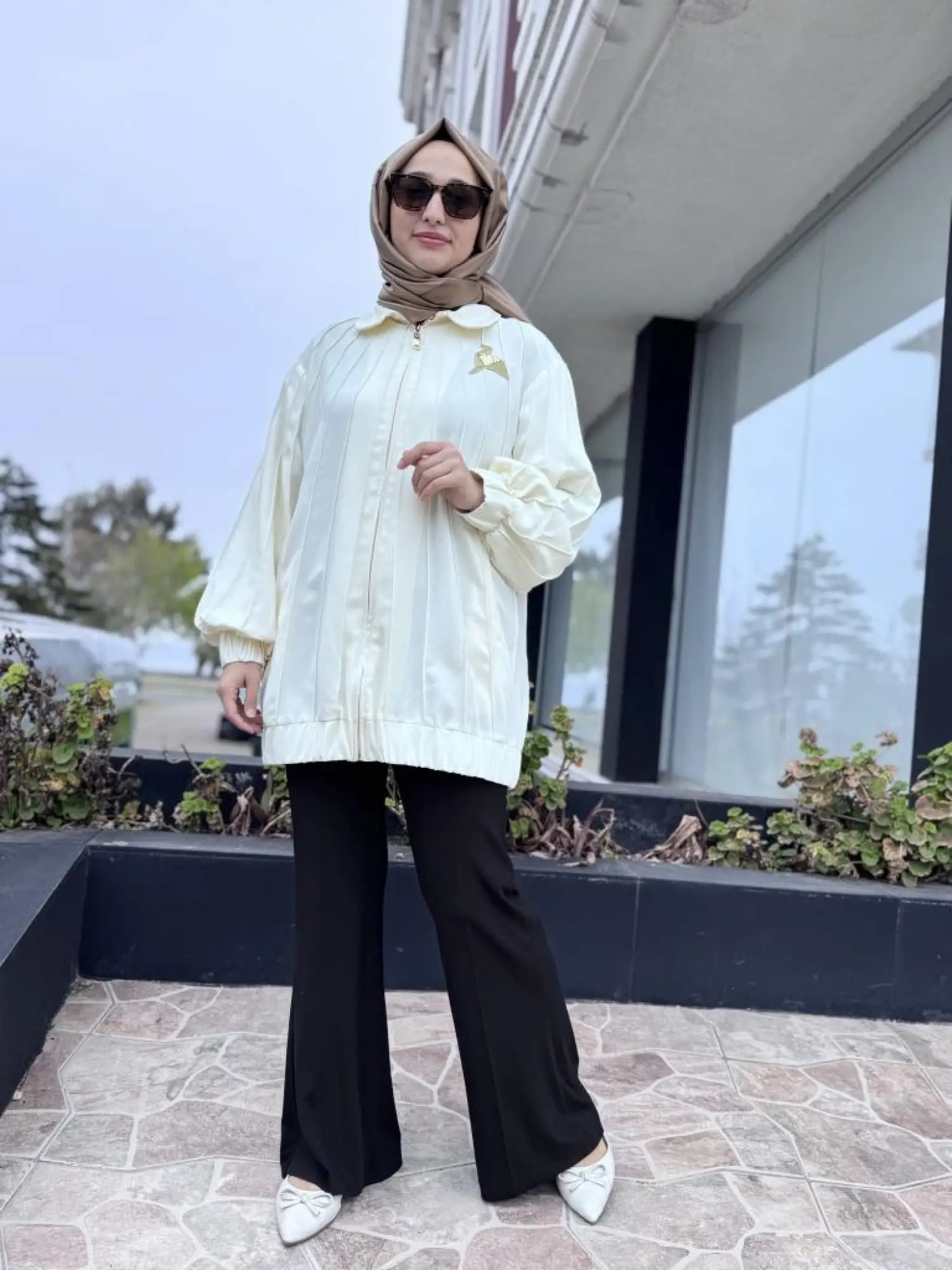 Qupra Nervürlü Fermuarlı Kap/ Ceket WAB82010