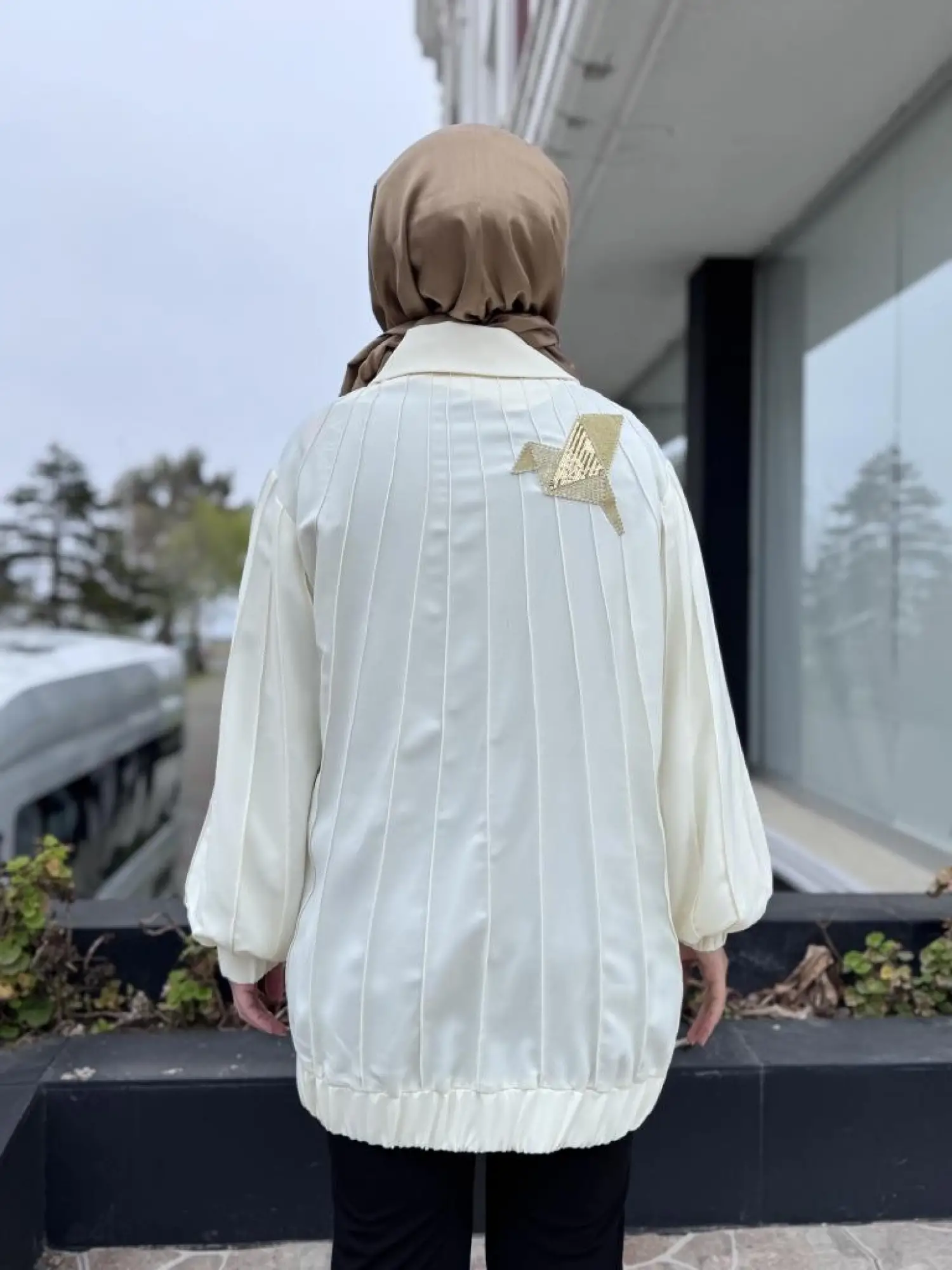 Qupra Nervürlü Fermuarlı Kap/ Ceket WAB82010