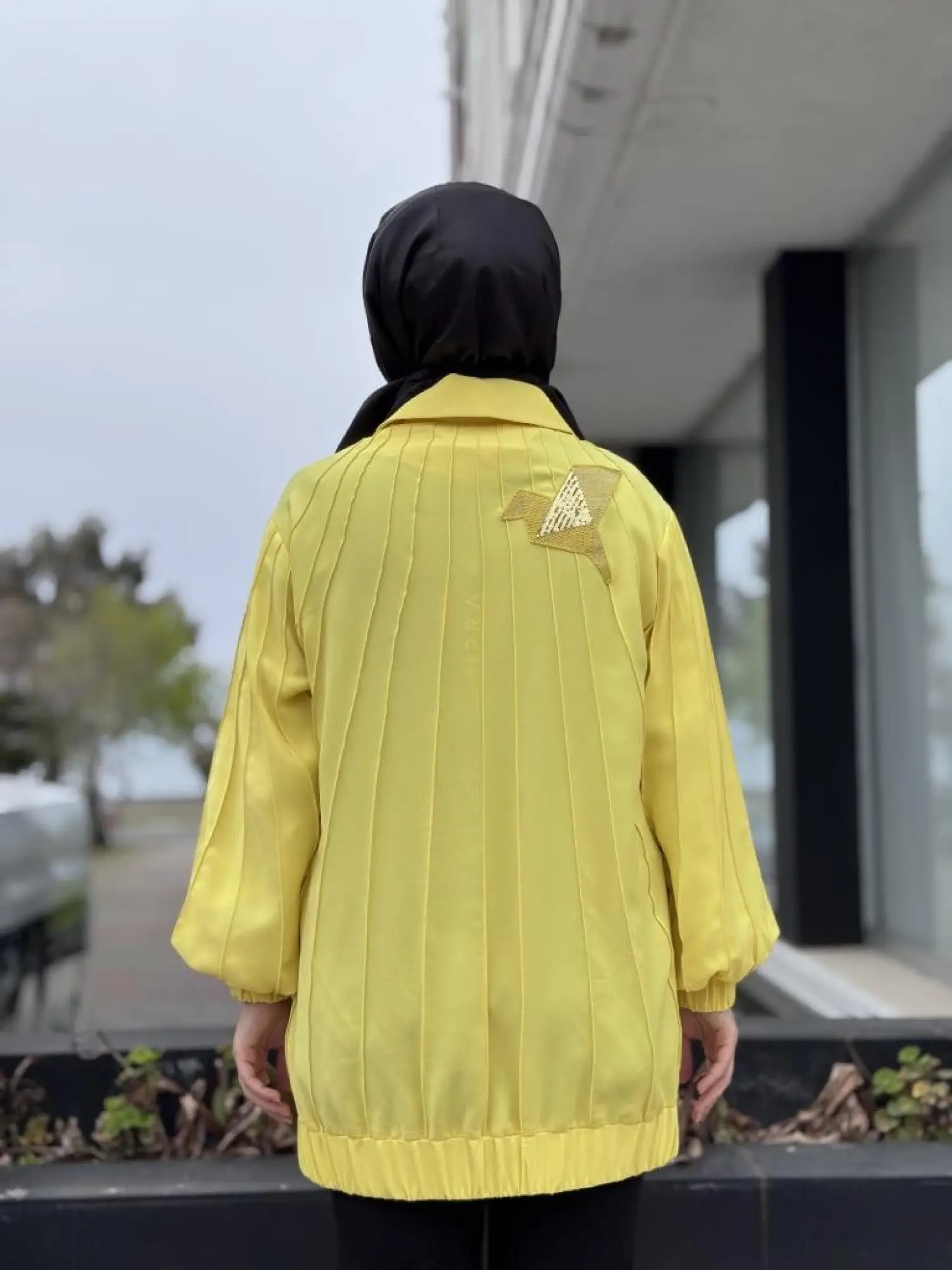 Qupra Nervürlü Fermuarlı Kap/ Ceket WAB82010