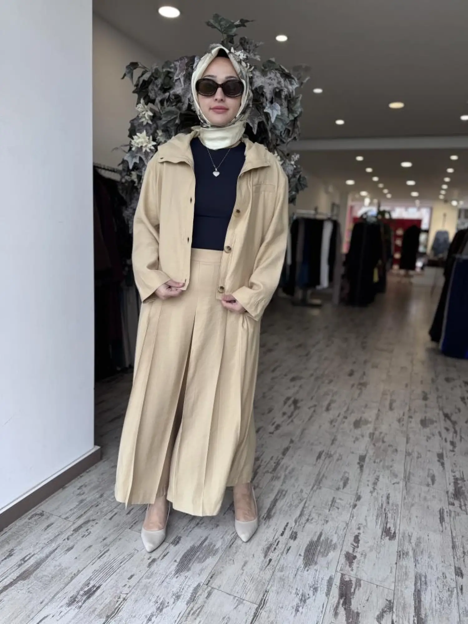 Qupra Sırtı Nakışlı Ceket Pantolon/Etek Takım WAB82032