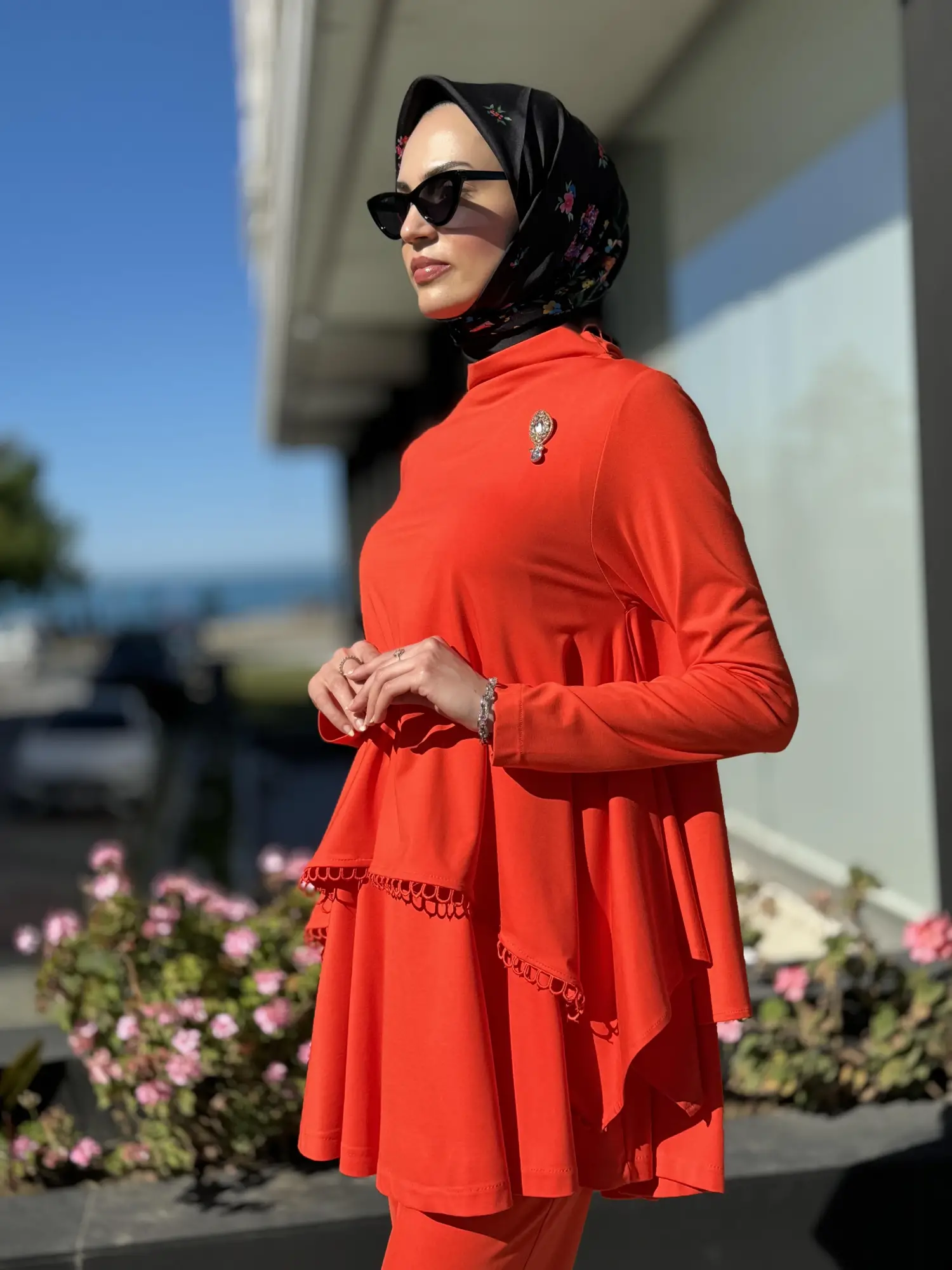 Qupra Üç Parçalı Modal Tunik Pantolon Takım QAY62031