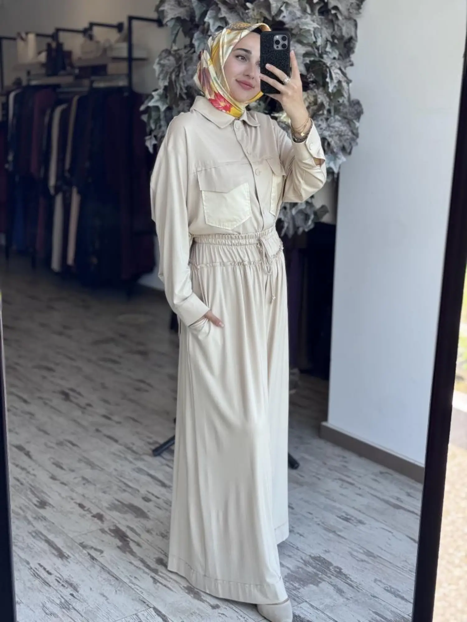 Qupra Viscon Gömlek Pantolon Takım WAB82050